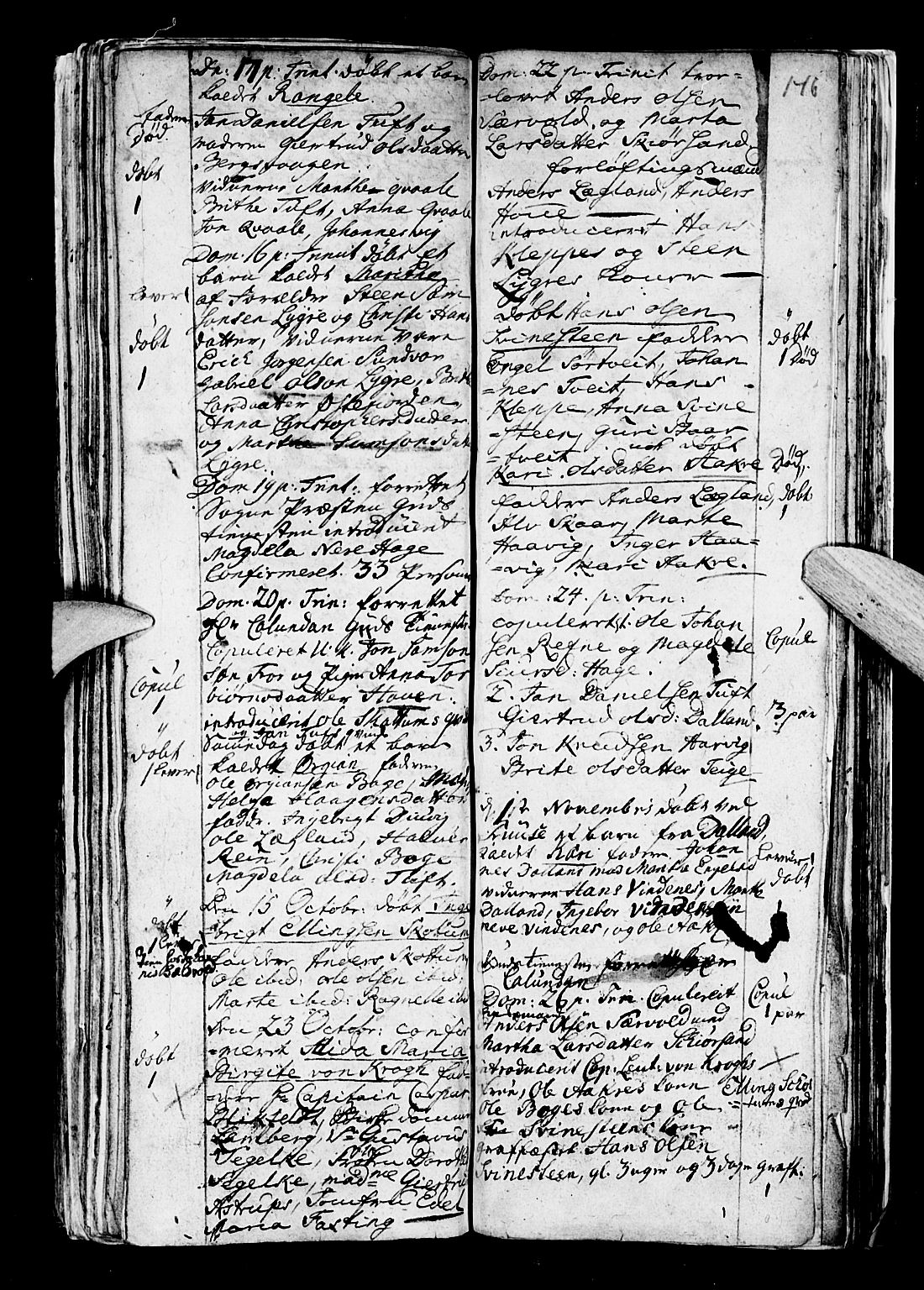 Os sokneprestembete, SAB/A-99929: Parish register (official) no. A 5, 1669-1760, p. 146