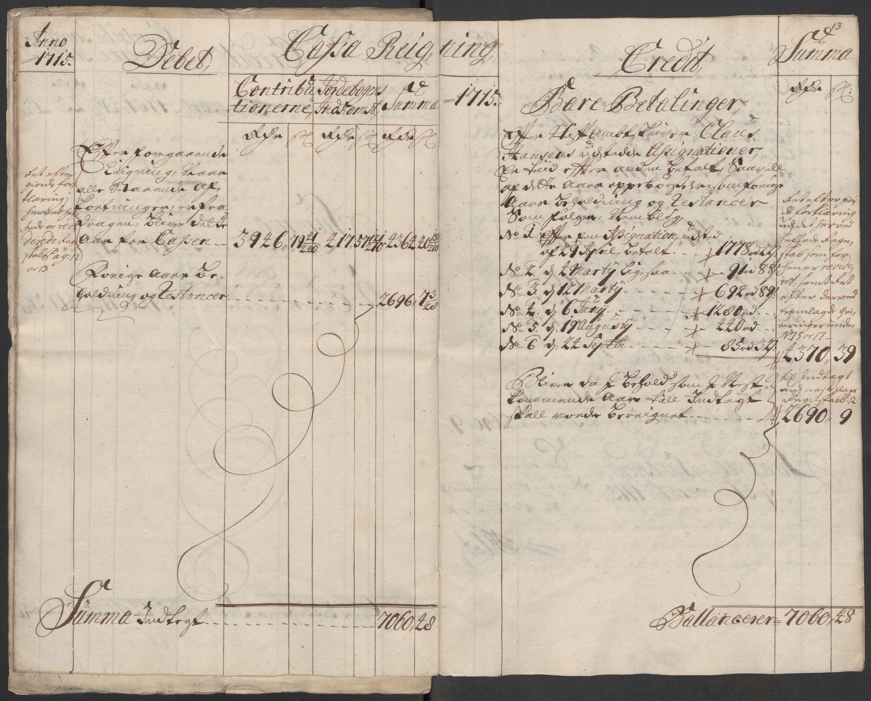 Rentekammeret inntil 1814, Reviderte regnskaper, Fogderegnskap, RA/EA-4092/R24/L1591: Fogderegnskap Numedal og Sandsvær, 1715, p. 18