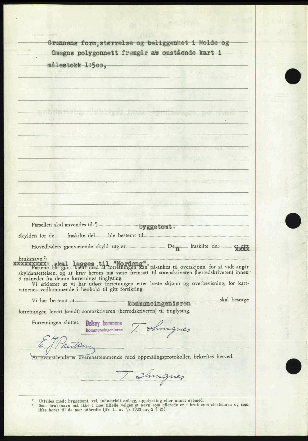 Romsdal sorenskriveri, SAT/A-4149/1/2/2C: Mortgage book no. A24, 1947-1947, Diary no: : 2659/1947