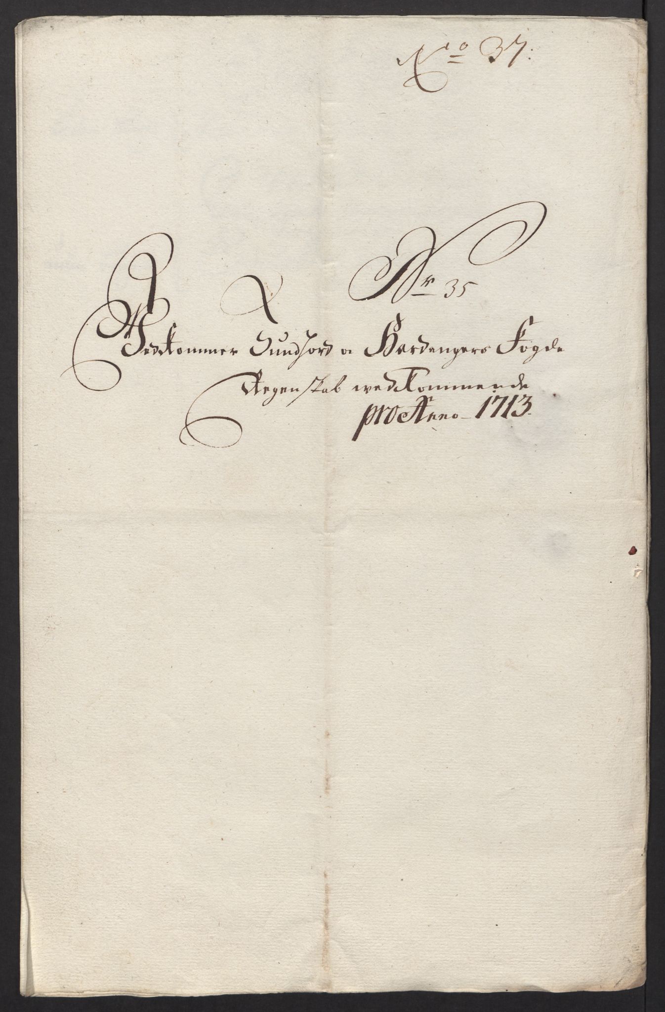 Rentekammeret inntil 1814, Reviderte regnskaper, Fogderegnskap, AV/RA-EA-4092/R48/L2989: Fogderegnskap Sunnhordland og Hardanger, 1713, p. 247