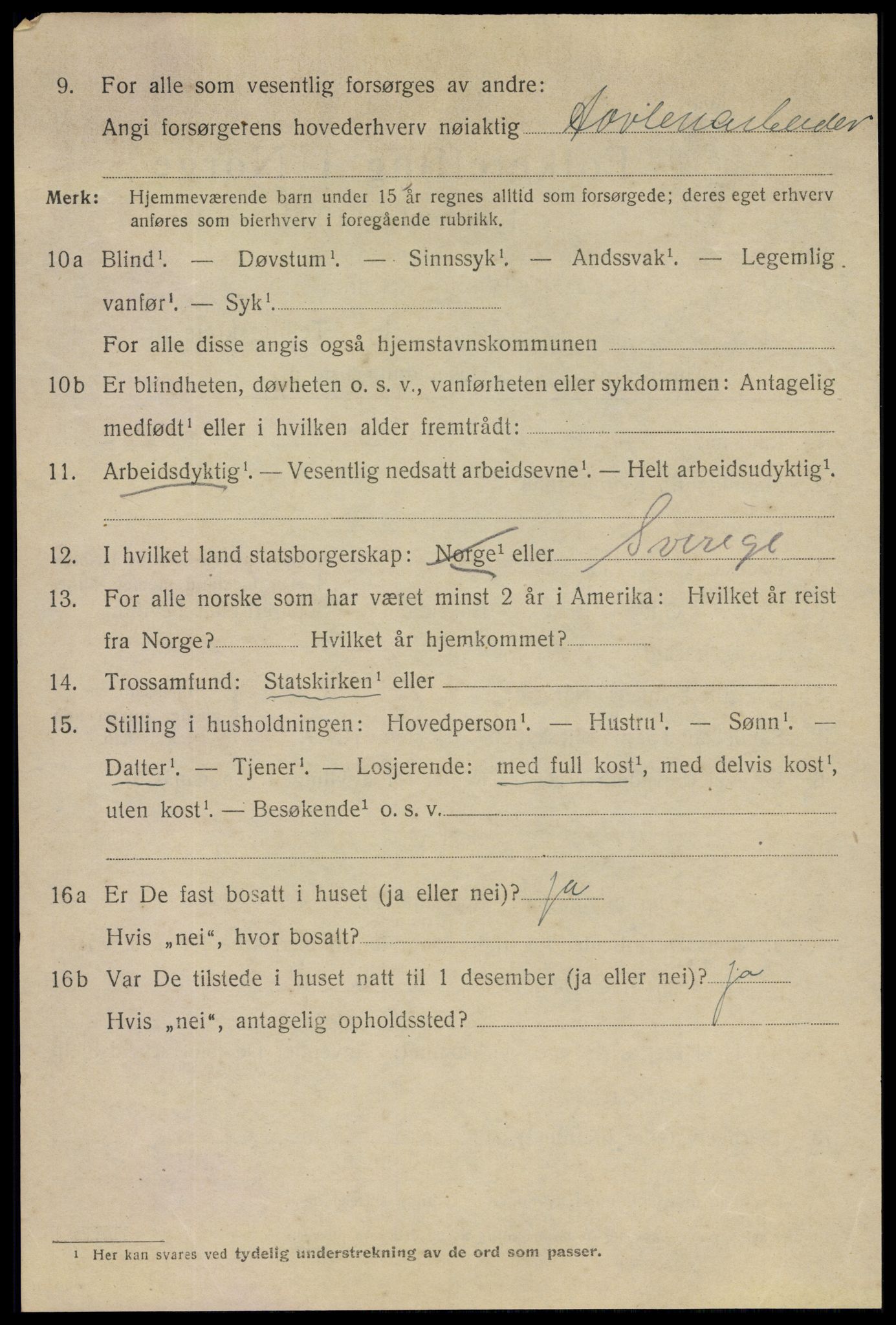 SAO, 1920 census for Fredrikstad, 1920, p. 19614