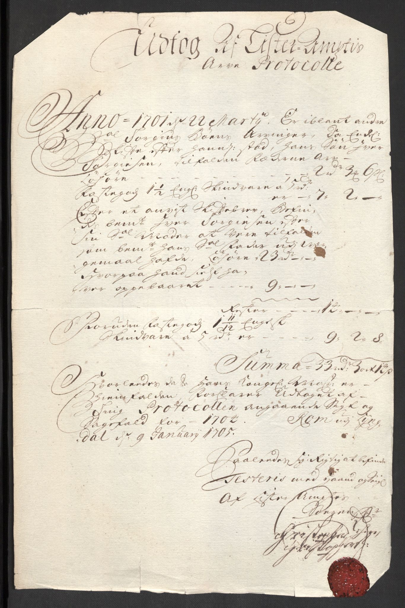 Rentekammeret inntil 1814, Reviderte regnskaper, Fogderegnskap, RA/EA-4092/R43/L2550: Fogderegnskap Lista og Mandal, 1703-1704, p. 262