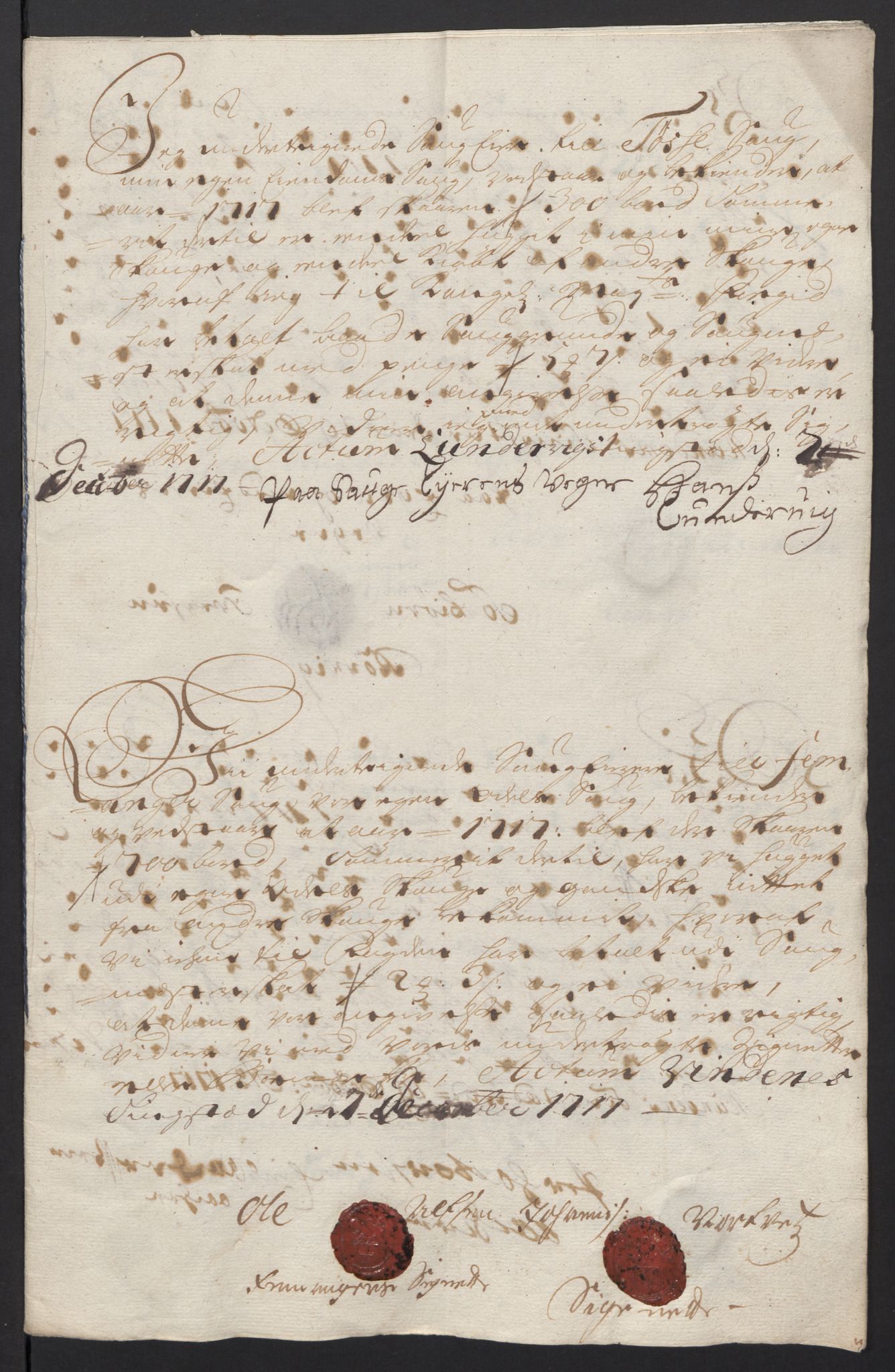 Rentekammeret inntil 1814, Reviderte regnskaper, Fogderegnskap, AV/RA-EA-4092/R48/L2994: Fogderegnskap Sunnhordland og Hardanger, 1717, p. 74