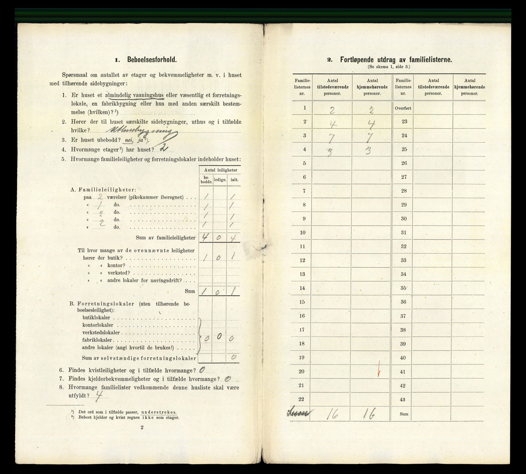 RA, 1910 census for Egersund, 1910, p. 1454