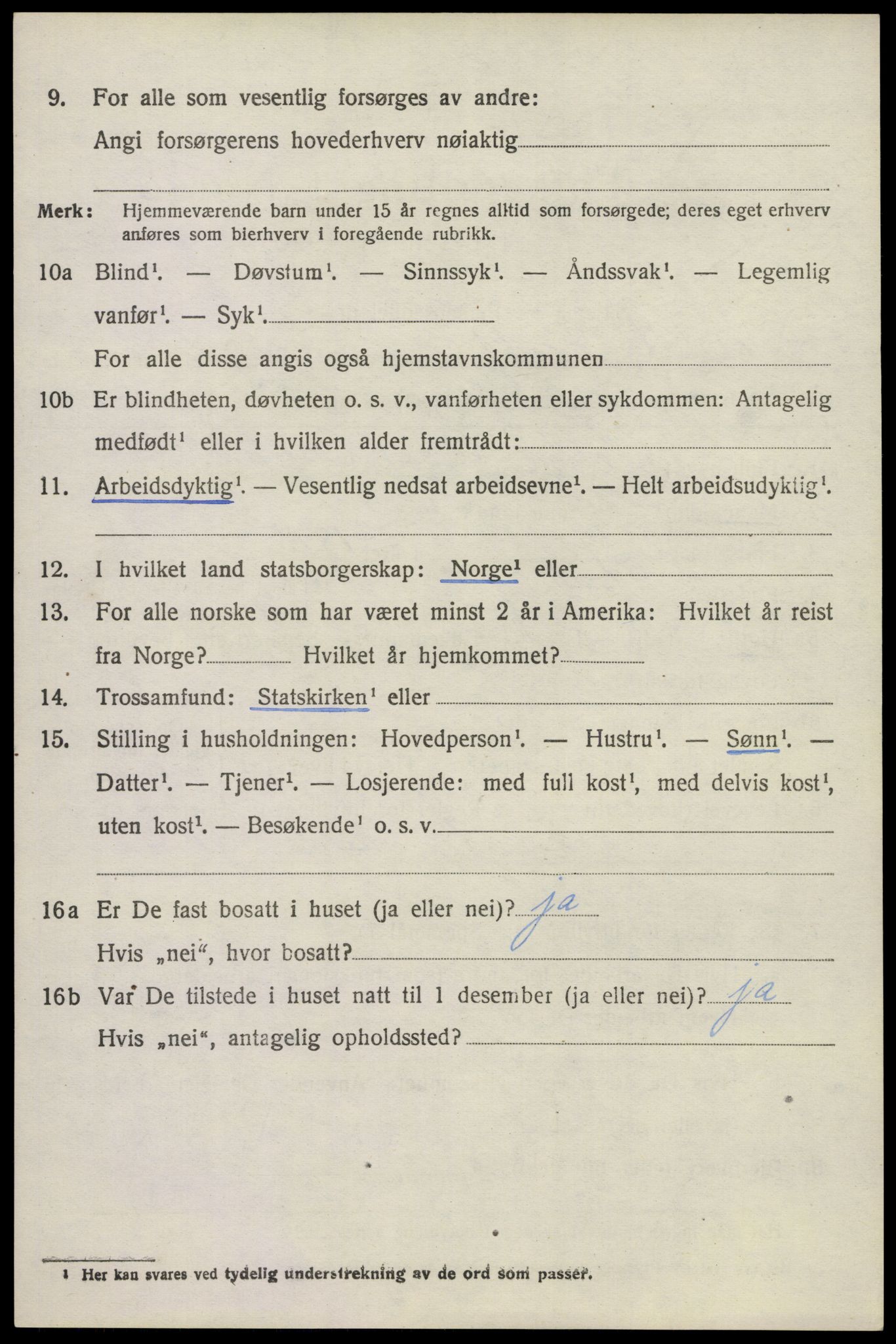 SAKO, 1920 census for Lardal, 1920, p. 2040