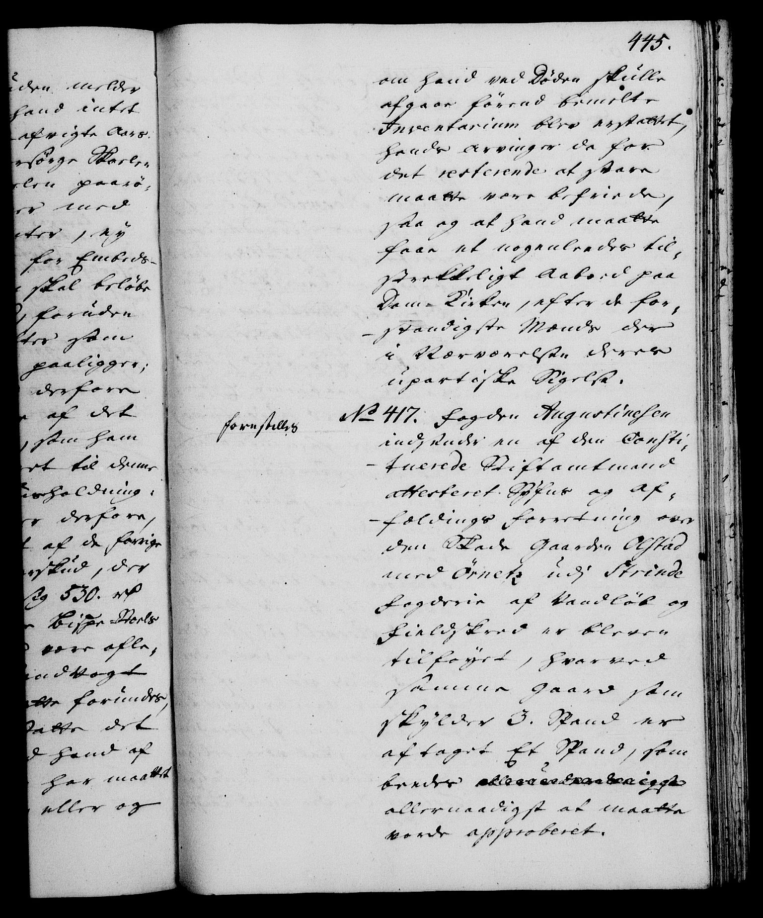Rentekammeret, Kammerkanselliet, RA/EA-3111/G/Gh/Gha/L0028: Norsk ekstraktmemorialprotokoll (merket RK 53.73), 1746-1748, p. 445