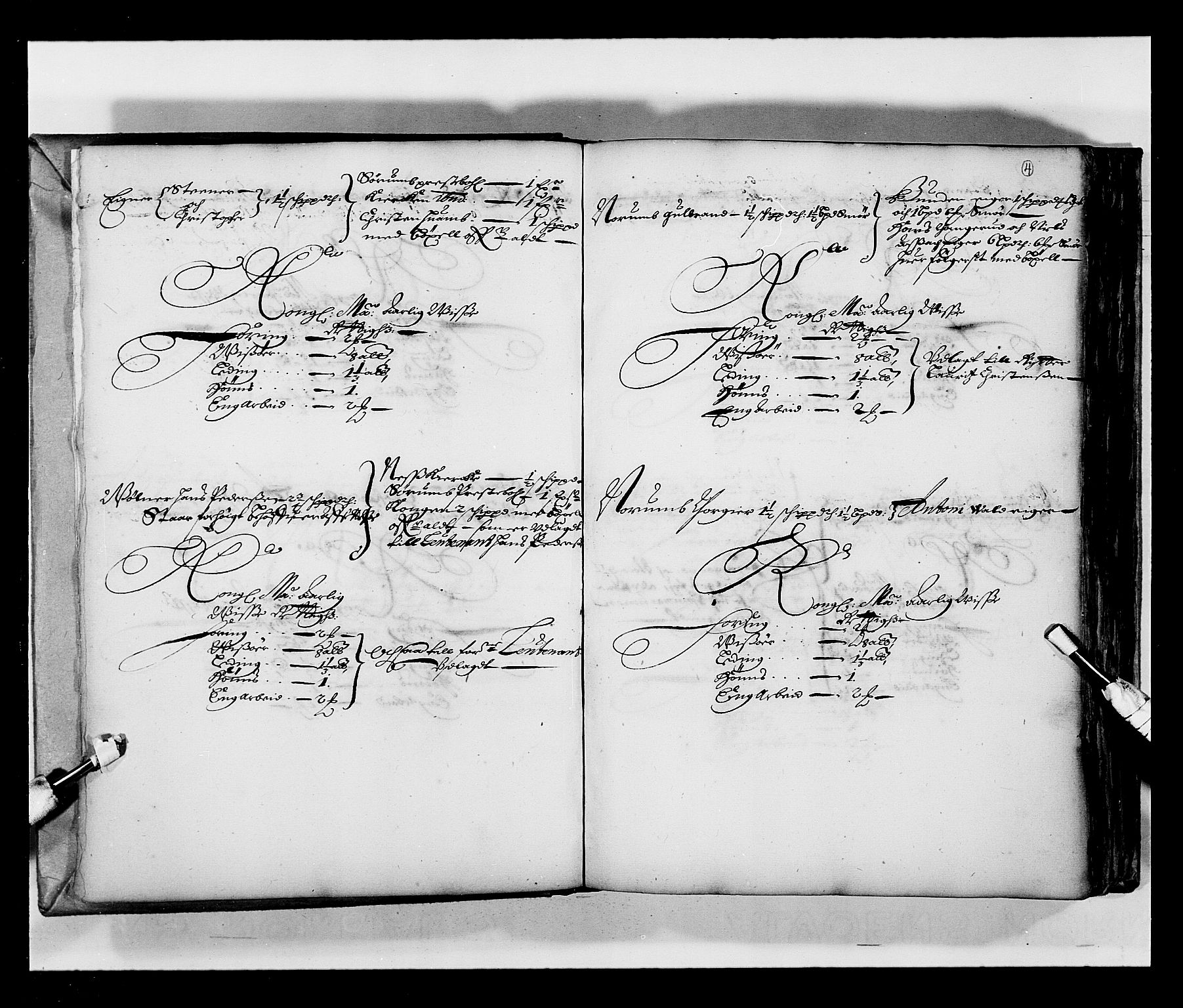 Stattholderembetet 1572-1771, AV/RA-EA-2870/Ek/L0033a/0001: Jordebøker 1662-1720: / Matrikkel for Nedre Romerike, 1670, p. 3b-4a