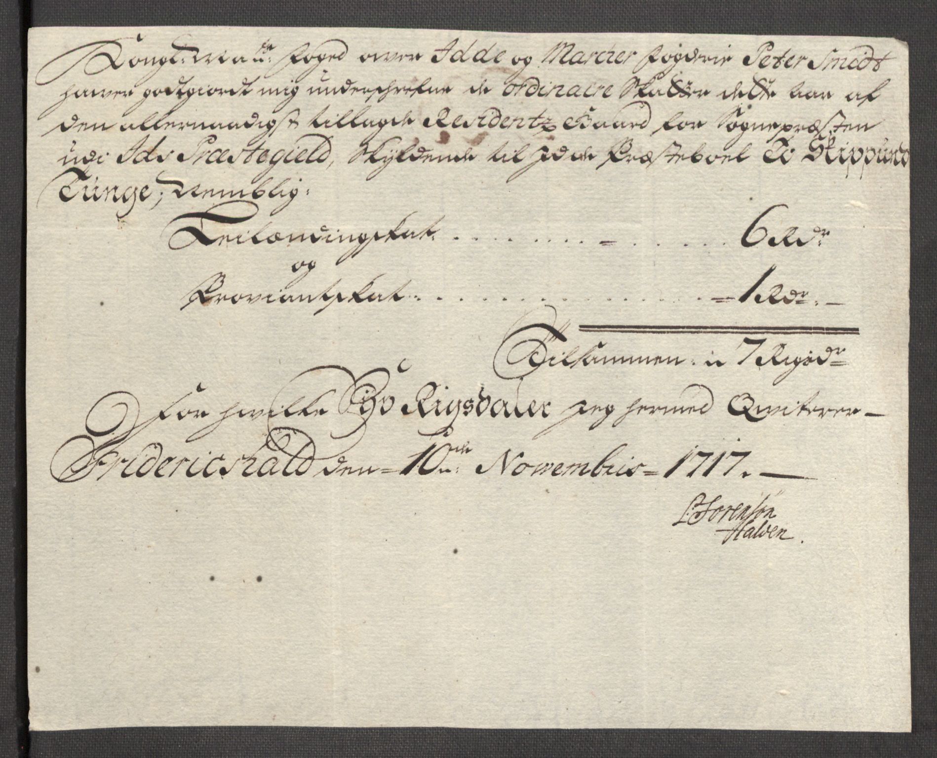 Rentekammeret inntil 1814, Reviderte regnskaper, Fogderegnskap, AV/RA-EA-4092/R01/L0024: Fogderegnskap Idd og Marker, 1717-1718, p. 155