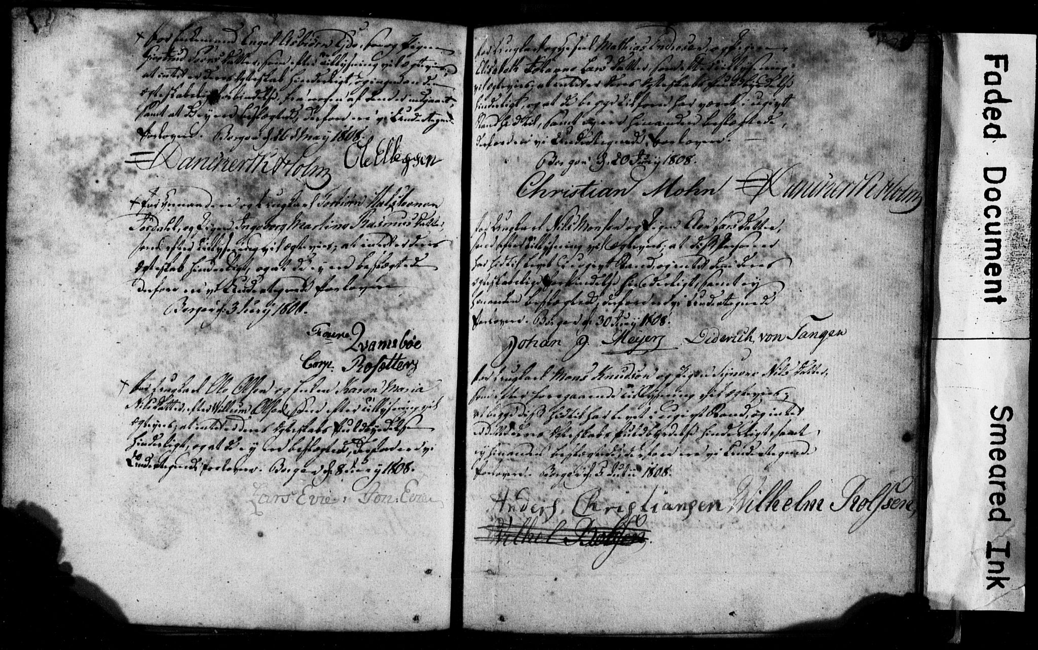 Korskirken sokneprestembete, AV/SAB-A-76101: Best man's statements no. II.5.1, 1776-1816, p. 286