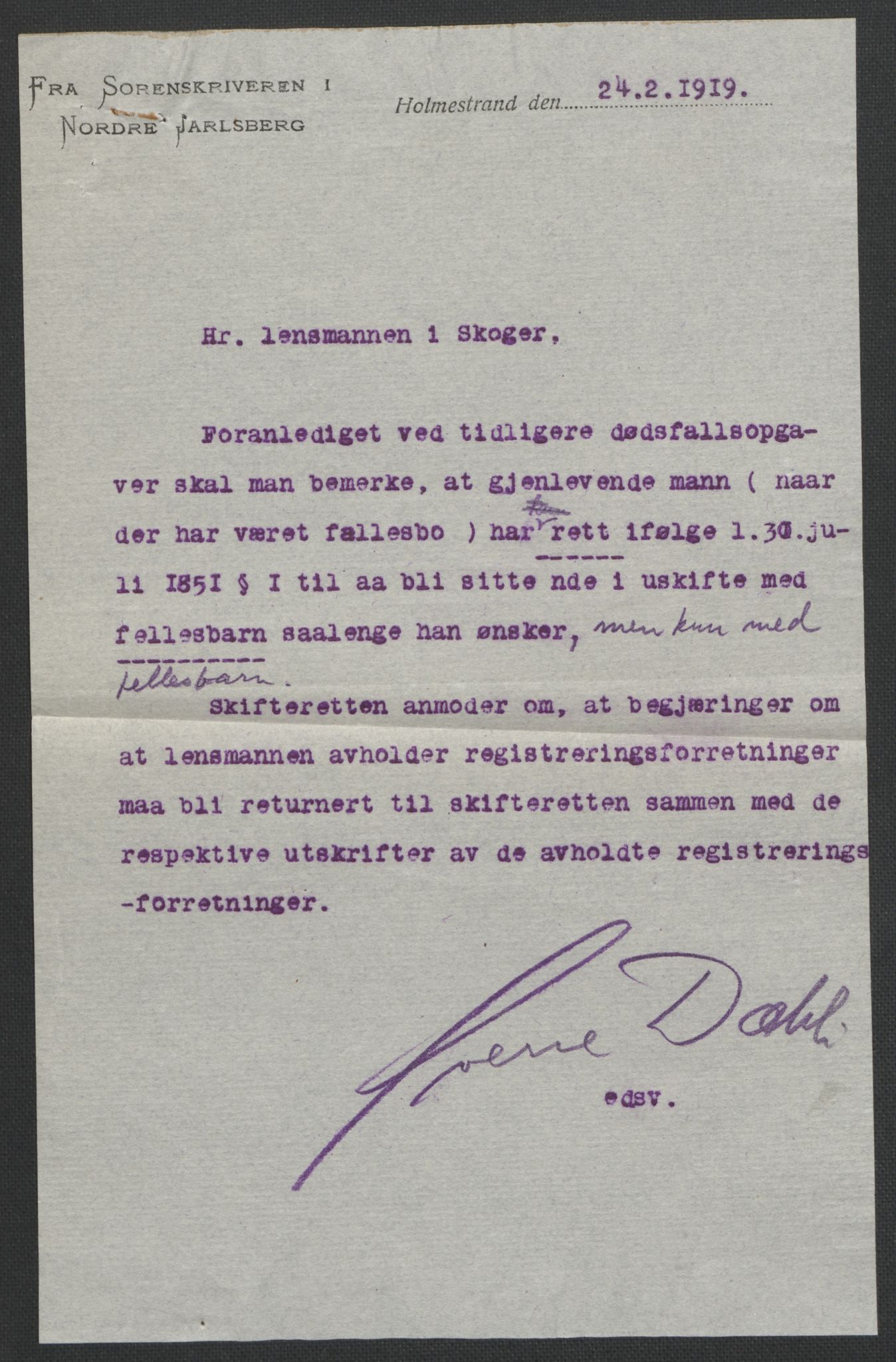 Skoger lensmannskontor, AV/SAKO-A-548/H/Ha/L0006: Dødsfallsprotokoll, 1916-1923