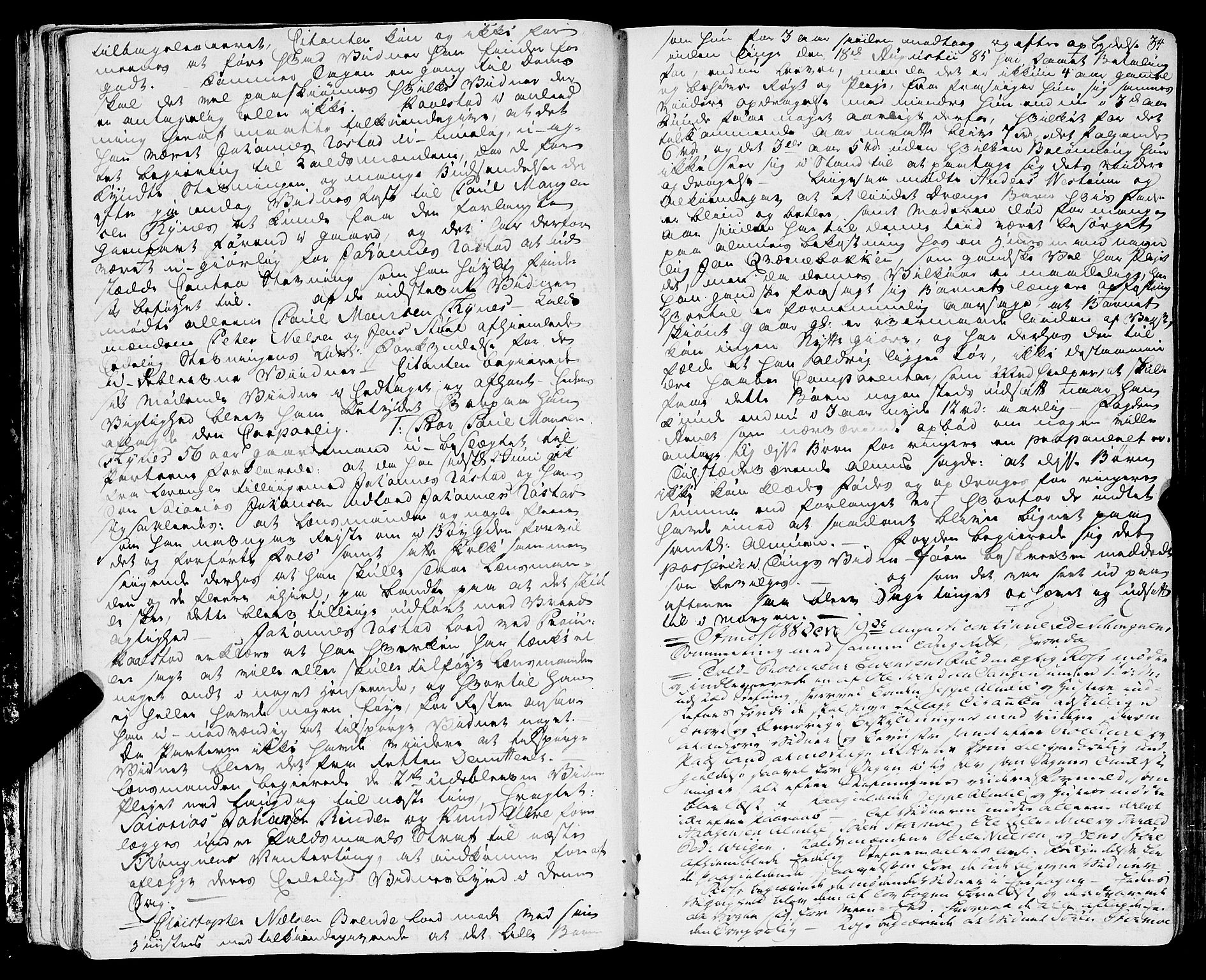 Stjør- og Verdal sorenskriveri, AV/SAT-A-4167/1/1/1Aa/L0017: Tingbok, 1788-1792, p. 33b-34a