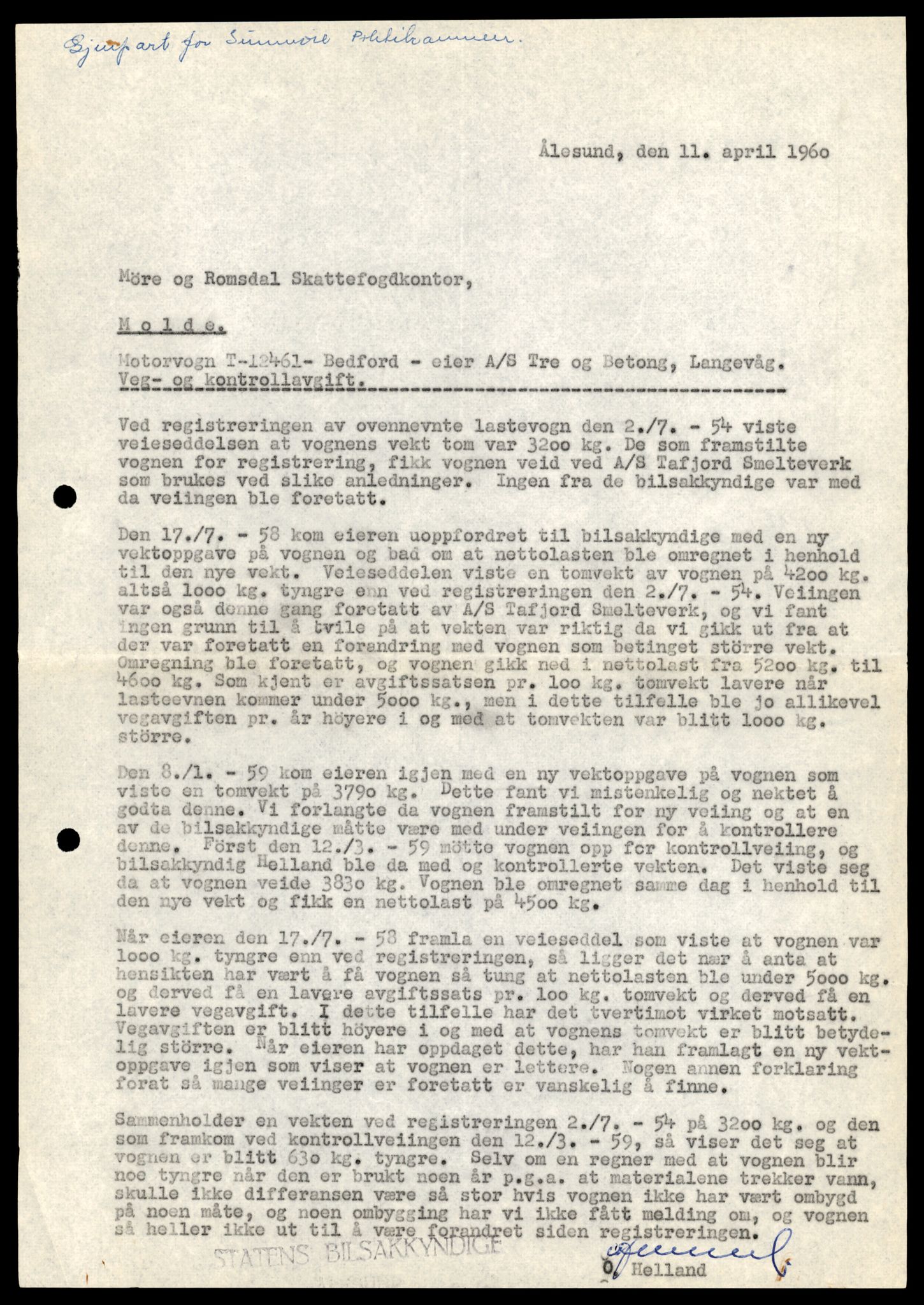 Møre og Romsdal vegkontor - Ålesund trafikkstasjon, AV/SAT-A-4099/F/Fe/L0033: Registreringskort for kjøretøy T 12151 - T 12474, 1927-1998, p. 3543
