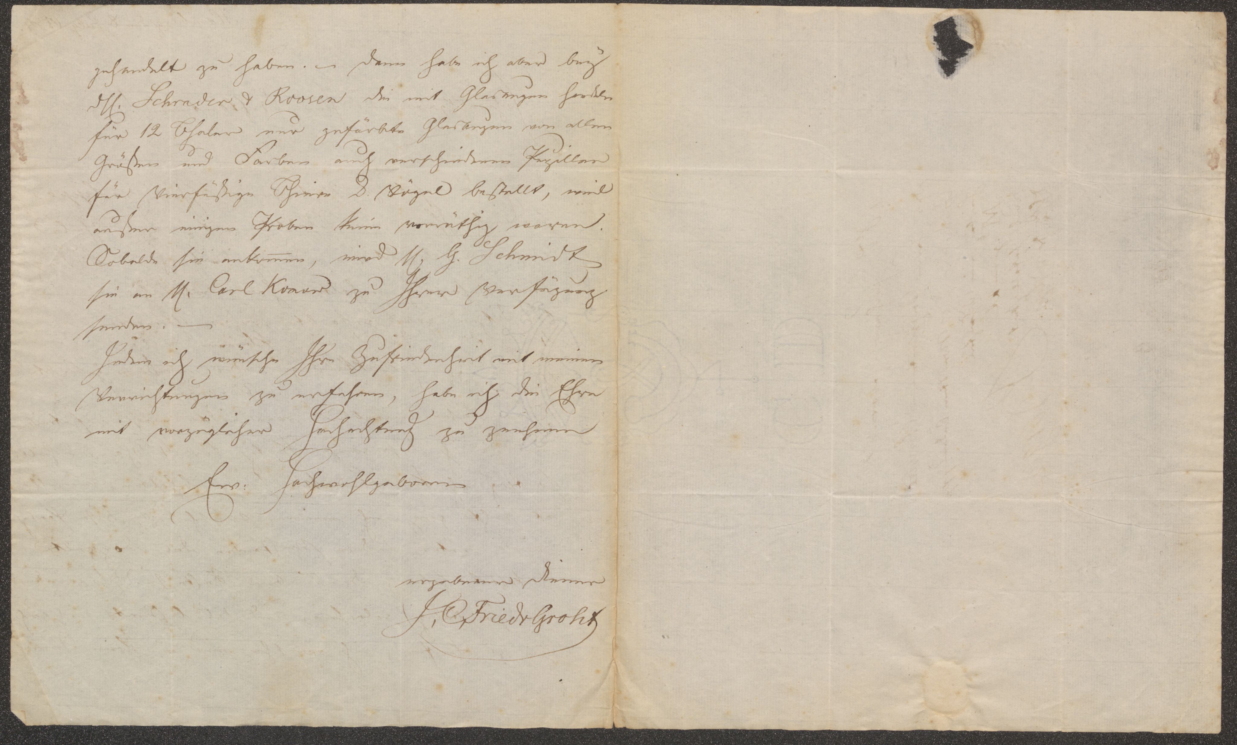 Bergens Museum, UMB/A007/D/Da/L0006/0002: Brevsamling 1833 - 1834 / Brevsamling 1833, 1833