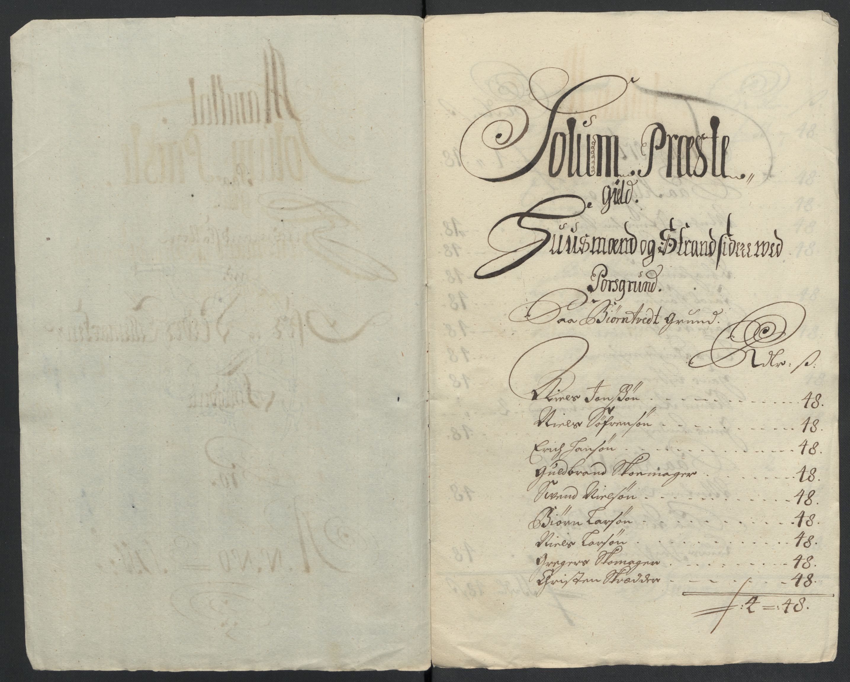 Rentekammeret inntil 1814, Reviderte regnskaper, Fogderegnskap, AV/RA-EA-4092/R36/L2120: Fogderegnskap Øvre og Nedre Telemark og Bamble, 1711, p. 83