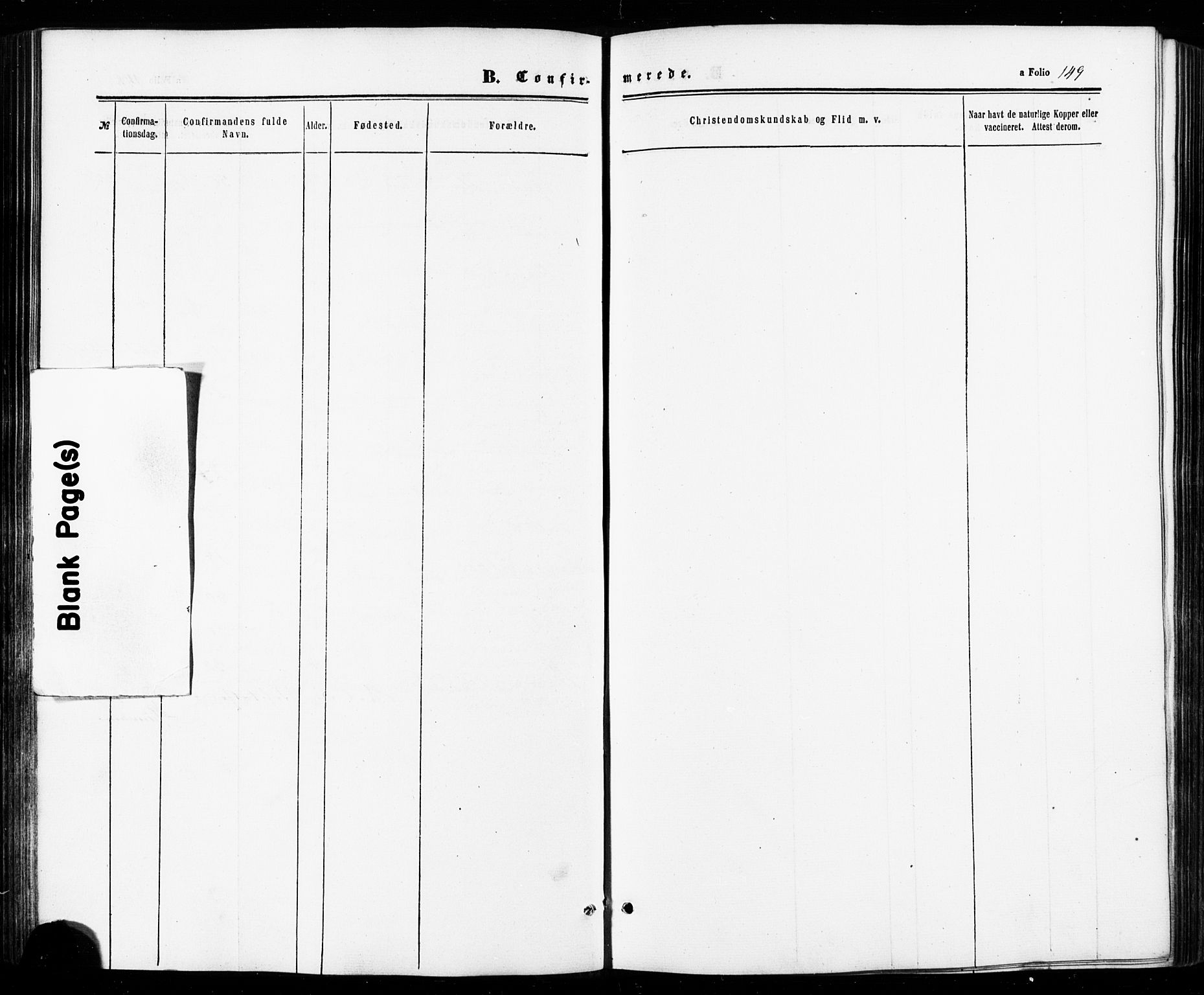 Ministerialprotokoller, klokkerbøker og fødselsregistre - Sør-Trøndelag, SAT/A-1456/672/L0856: Parish register (official) no. 672A08, 1861-1881, p. 149