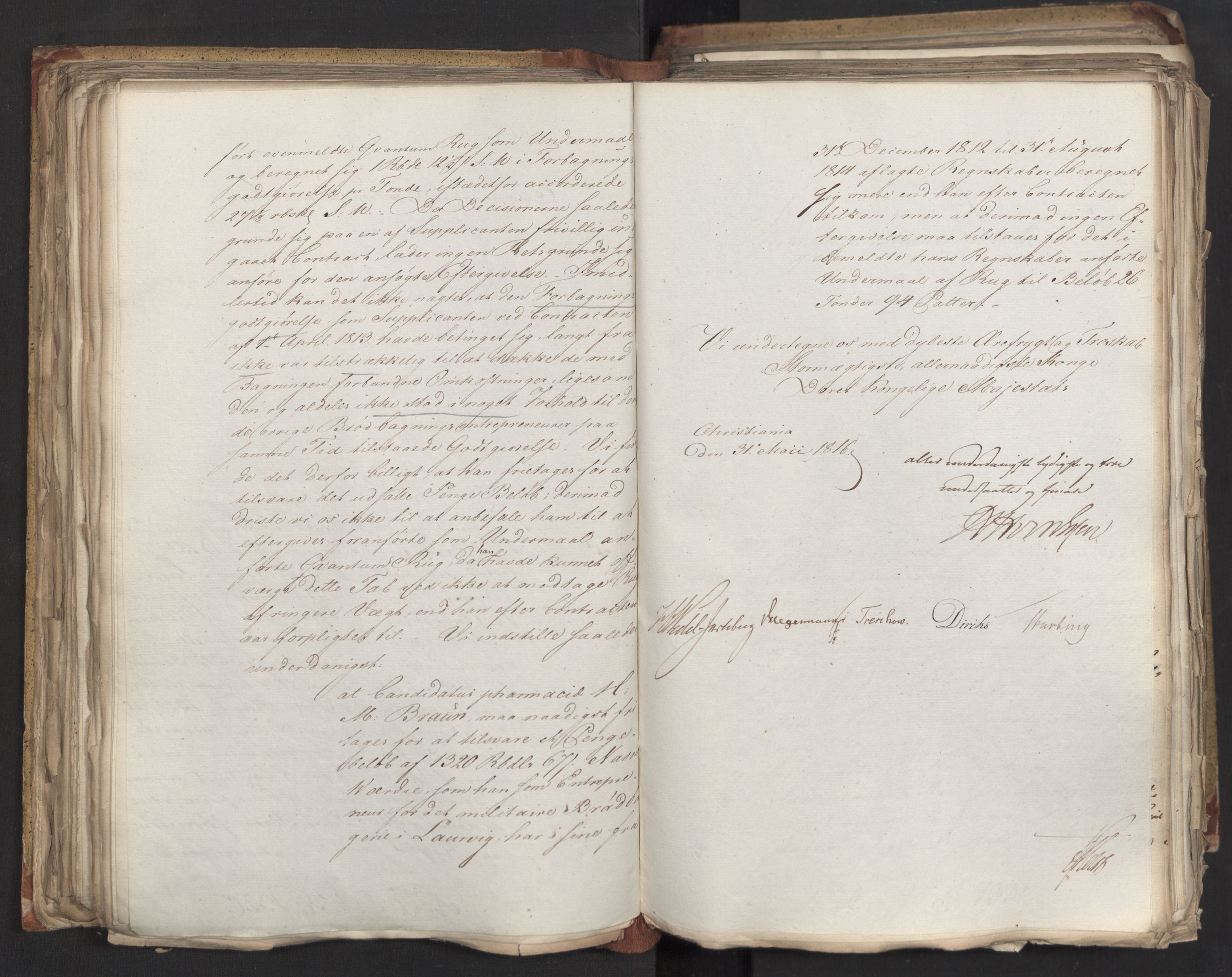 Statsrådsavdelingen i Stockholm, AV/RA-S-1003/D/Da/L0006: Regjeringsinnstillinger nr. 1247-1544, 1816, p. 166