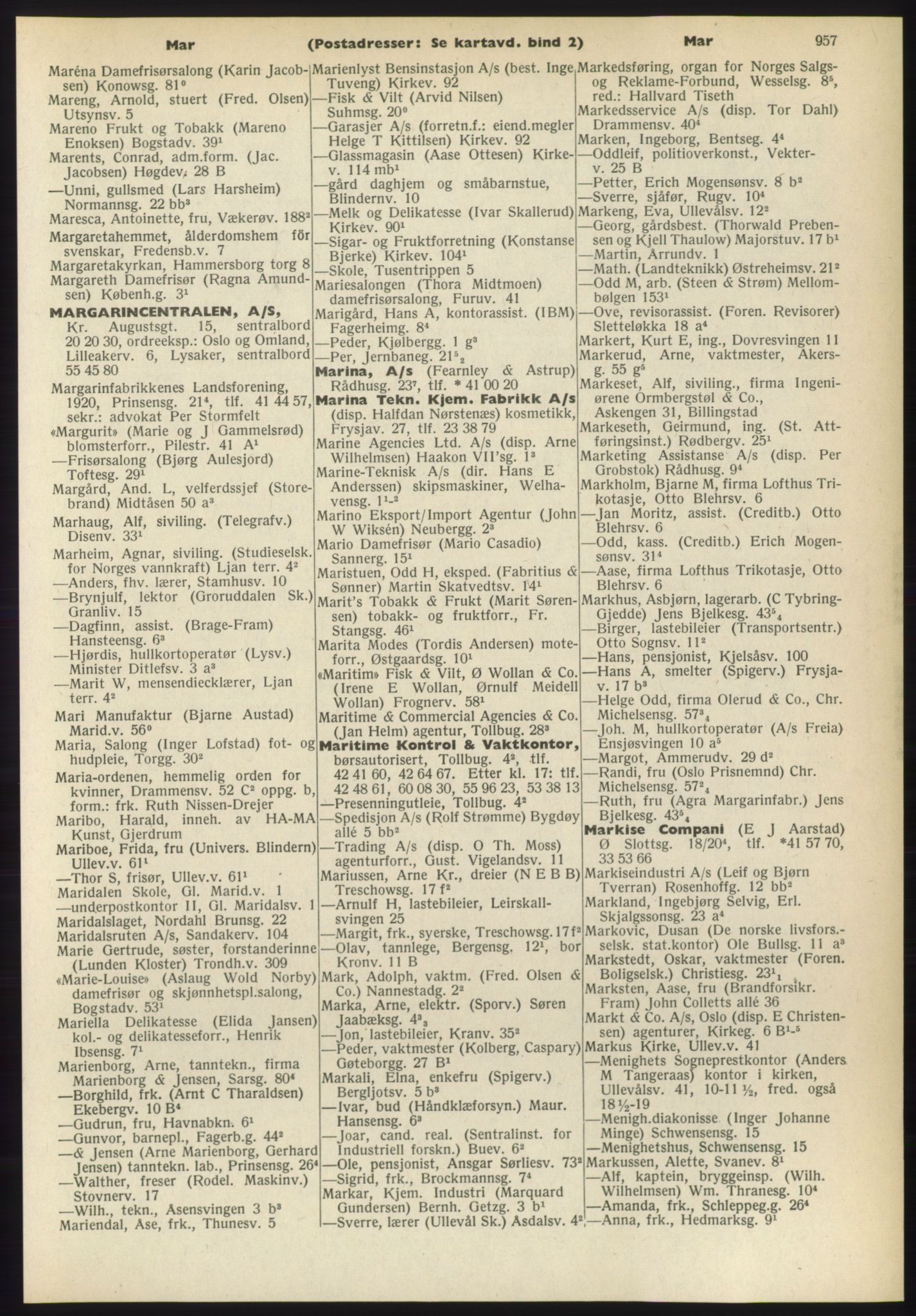 Kristiania/Oslo adressebok, PUBL/-, 1965-1966, p. 957