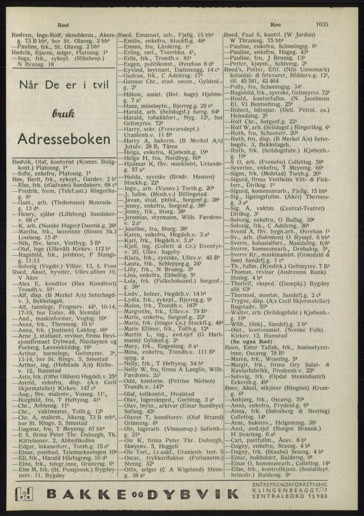 Kristiania/Oslo adressebok, PUBL/-, 1945, p. 1031