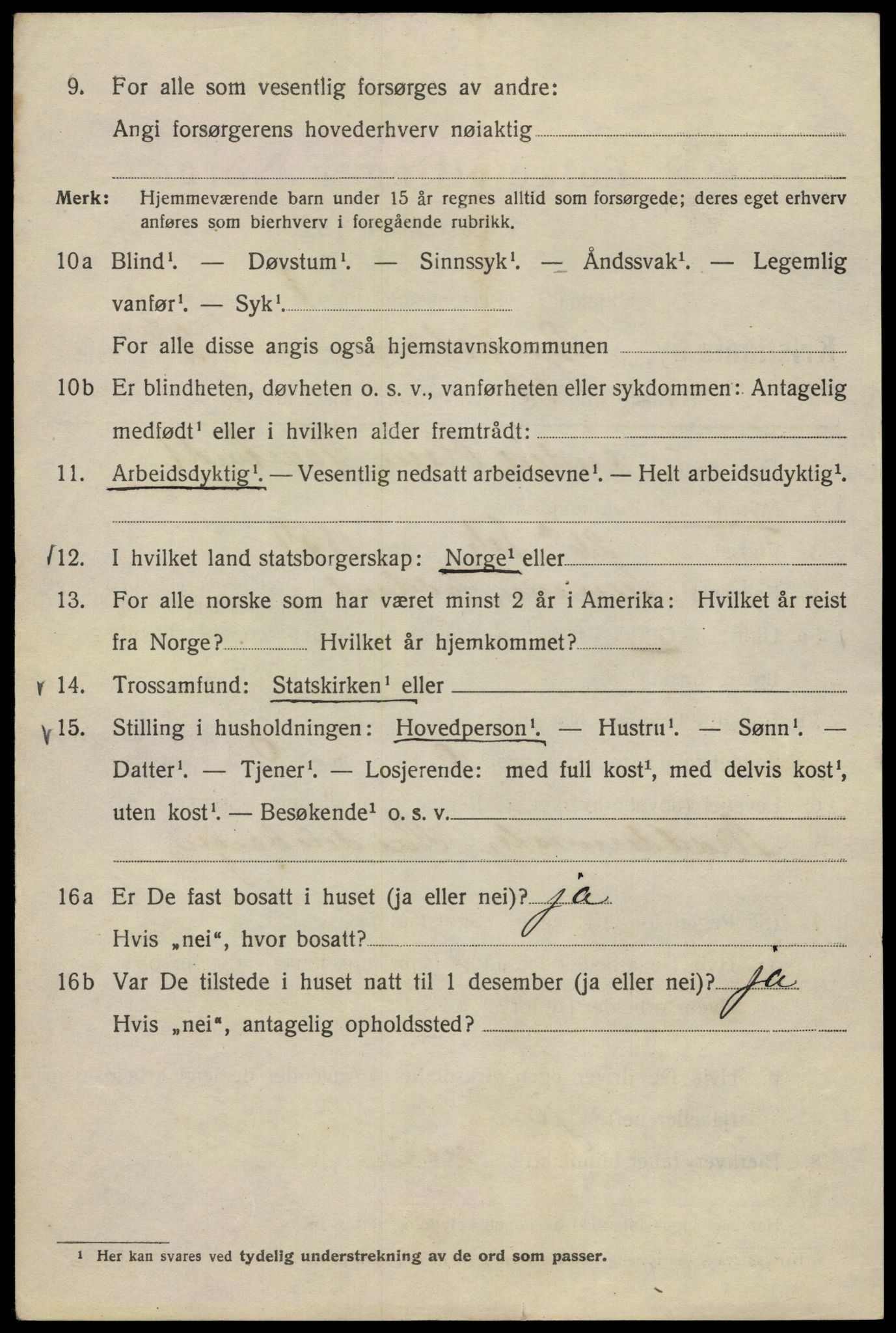 SAO, 1920 census for Kristiania, 1920, p. 157498