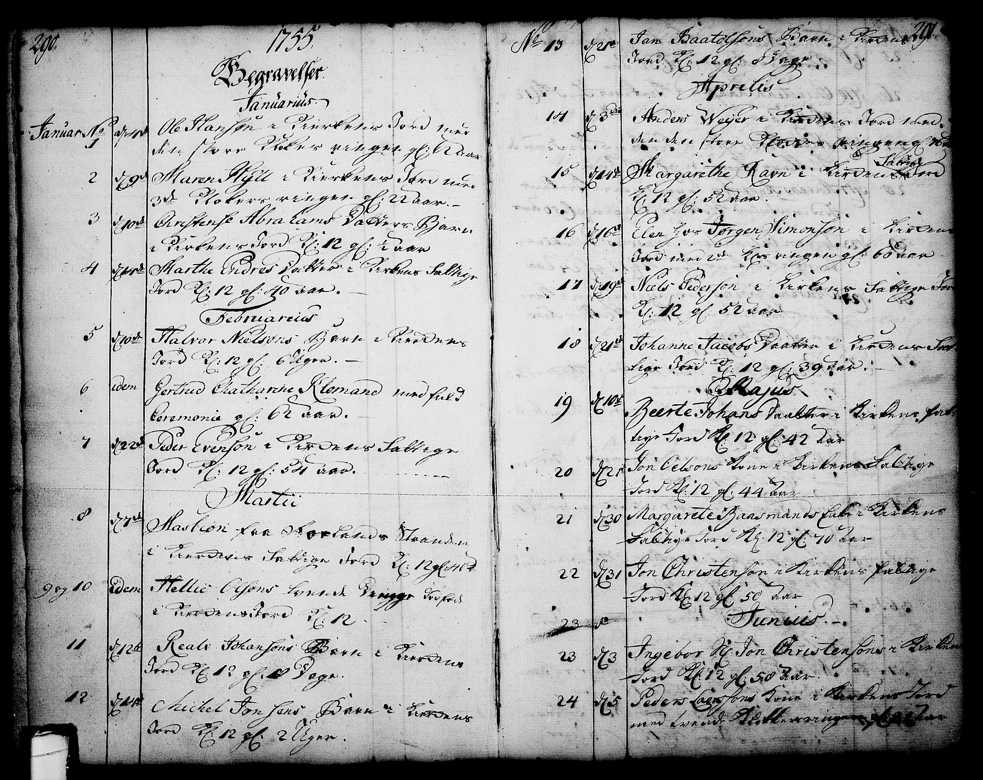 Skien kirkebøker, AV/SAKO-A-302/F/Fa/L0003: Parish register (official) no. 3, 1755-1791, p. 290-291