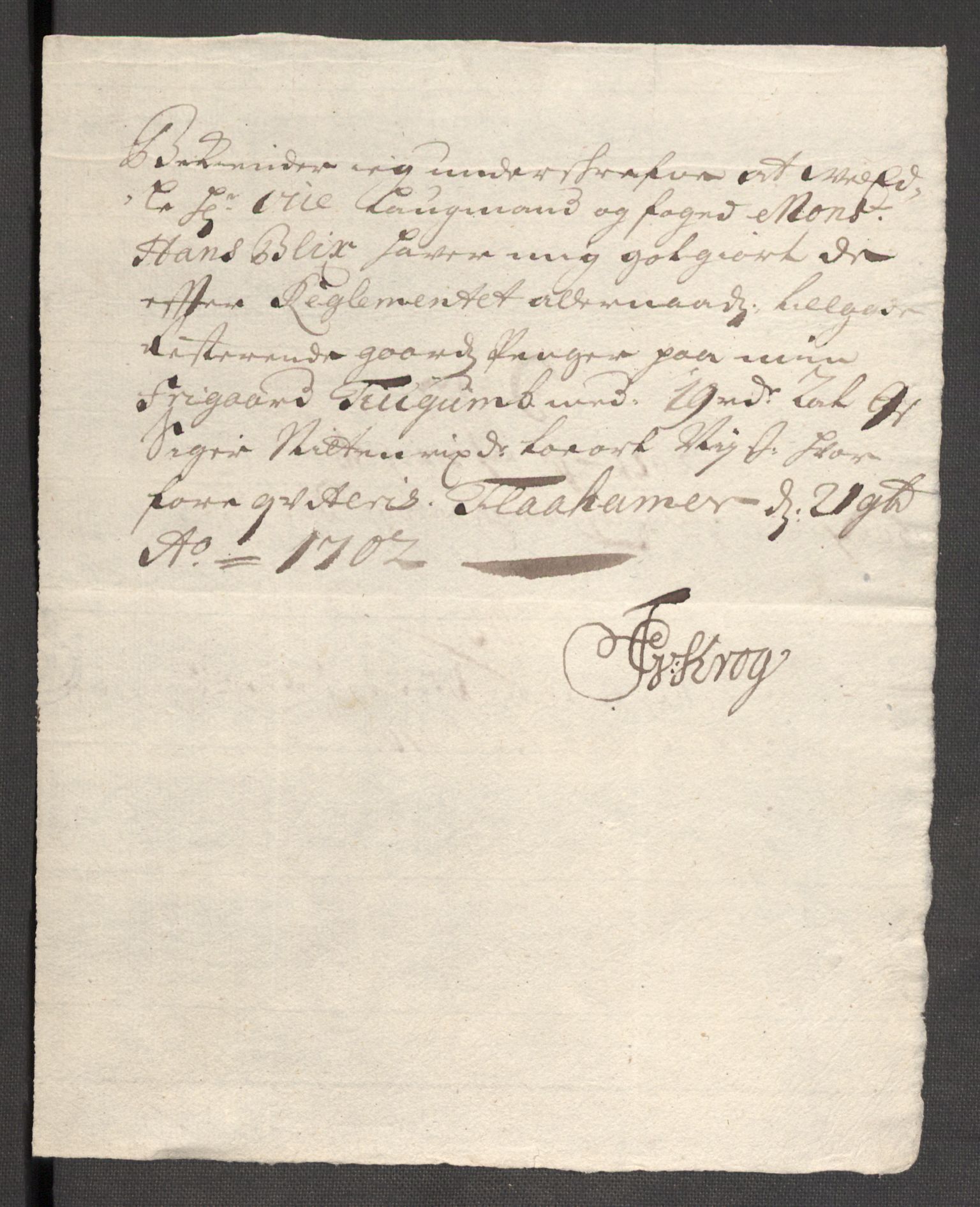 Rentekammeret inntil 1814, Reviderte regnskaper, Fogderegnskap, AV/RA-EA-4092/R52/L3312: Fogderegnskap Sogn, 1702, p. 203