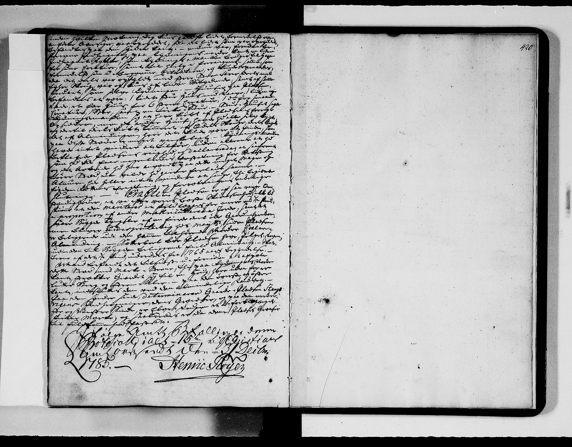 Nord-Gudbrandsdal tingrett, AV/SAH-TING-002/G/Gb/L0008b: Tingbok, 1760-1764, p. 419b-420a