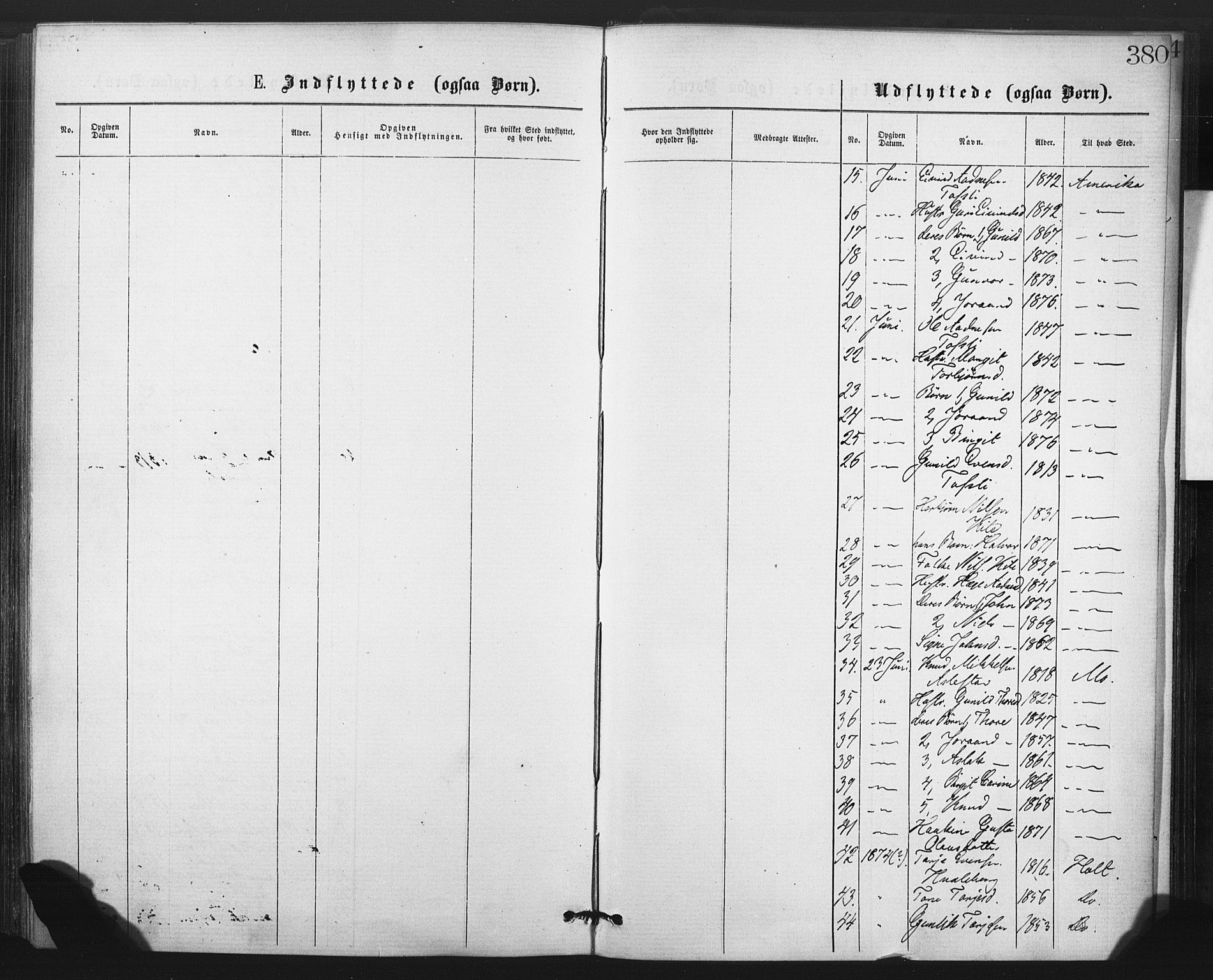 Fyresdal kirkebøker, SAKO/A-263/F/Fa/L0006: Parish register (official) no. I 6, 1872-1886, p. 380