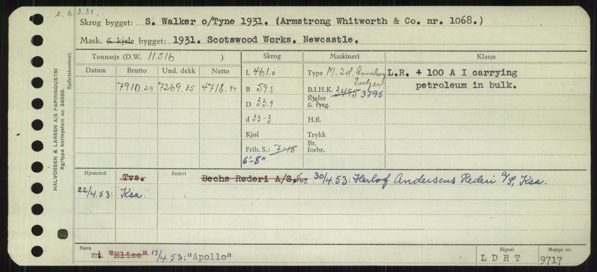 Sjøfartsdirektoratet med forløpere, Skipsmålingen, AV/RA-S-1627/H/Hb/L0001: Fartøy, A-D, p. 57