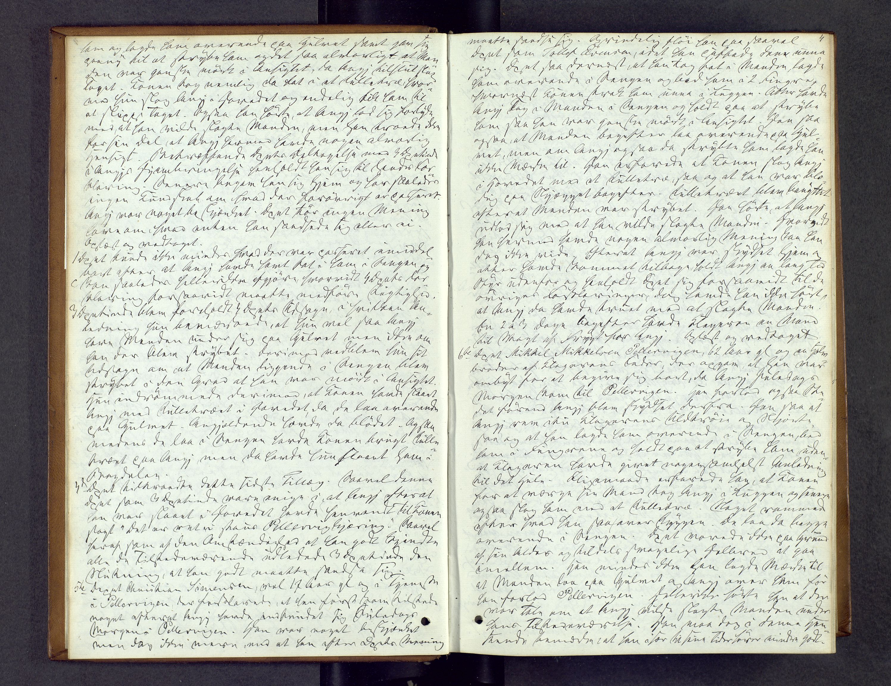 Nord-Hedmark sorenskriveri, AV/SAH-TING-012/G/Gc/L0016: Ekstrarettsprotokoll, 1875-1877, p. 3b-4a