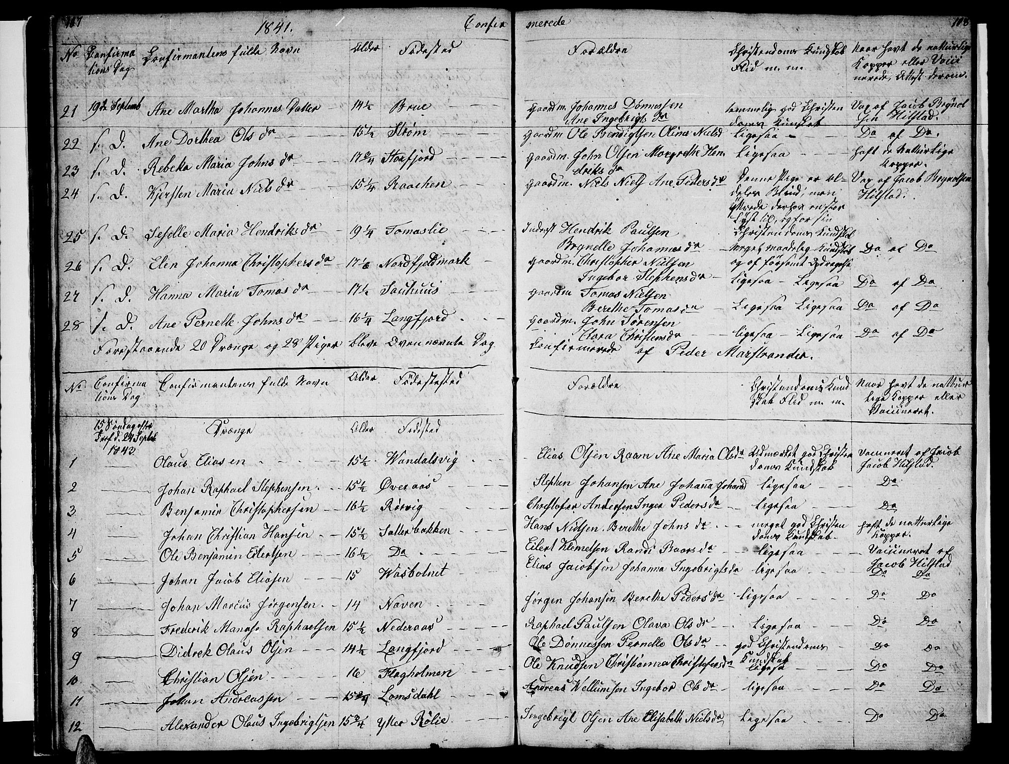 Ministerialprotokoller, klokkerbøker og fødselsregistre - Nordland, SAT/A-1459/814/L0228: Parish register (copy) no. 814C01, 1838-1858, p. 107-108