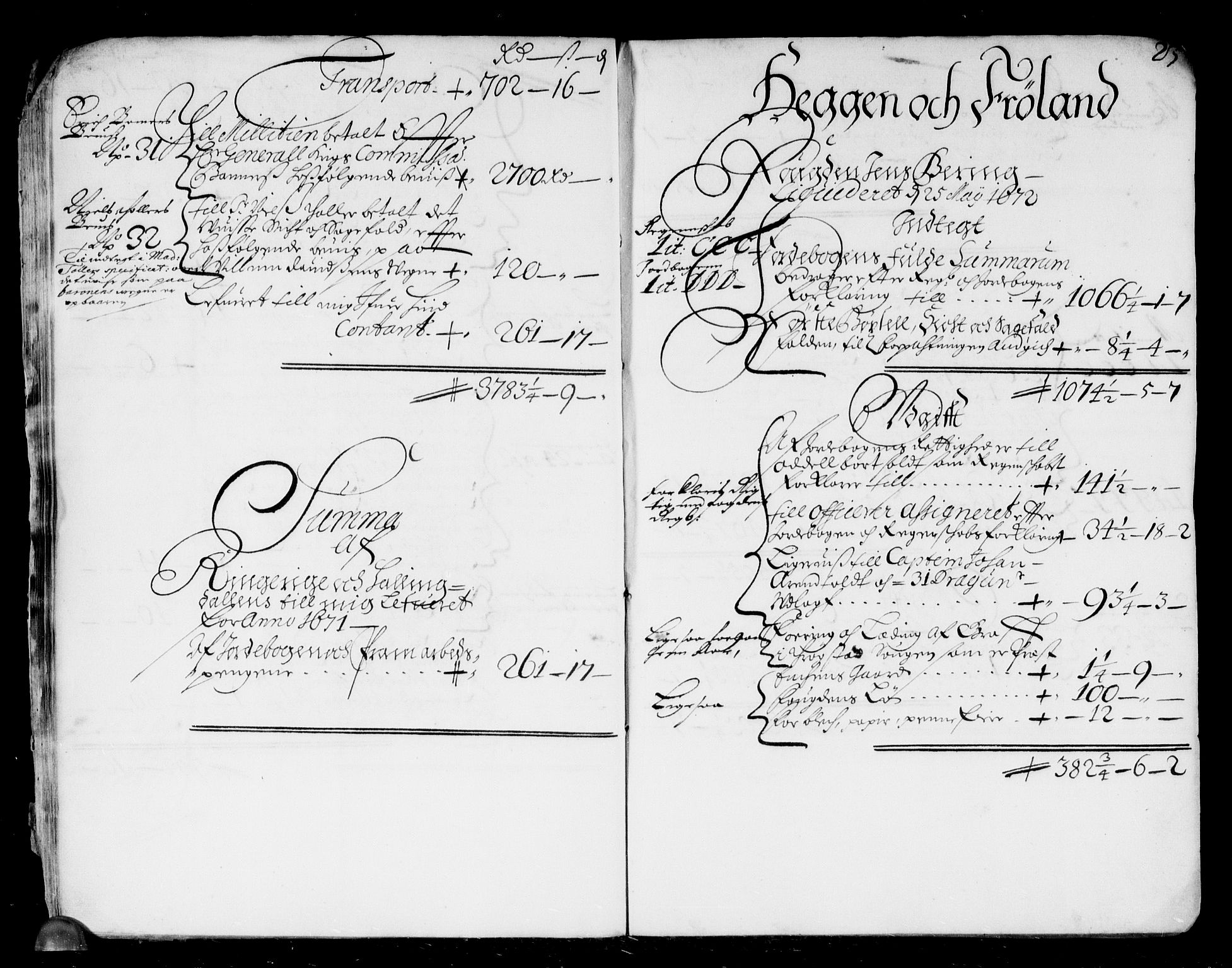 Rentekammeret inntil 1814, Reviderte regnskaper, Stiftamtstueregnskaper, Landkommissariatet på Akershus og Akershus stiftamt, AV/RA-EA-5869/R/Rb/L0075: Akershus stiftamt, 1671
