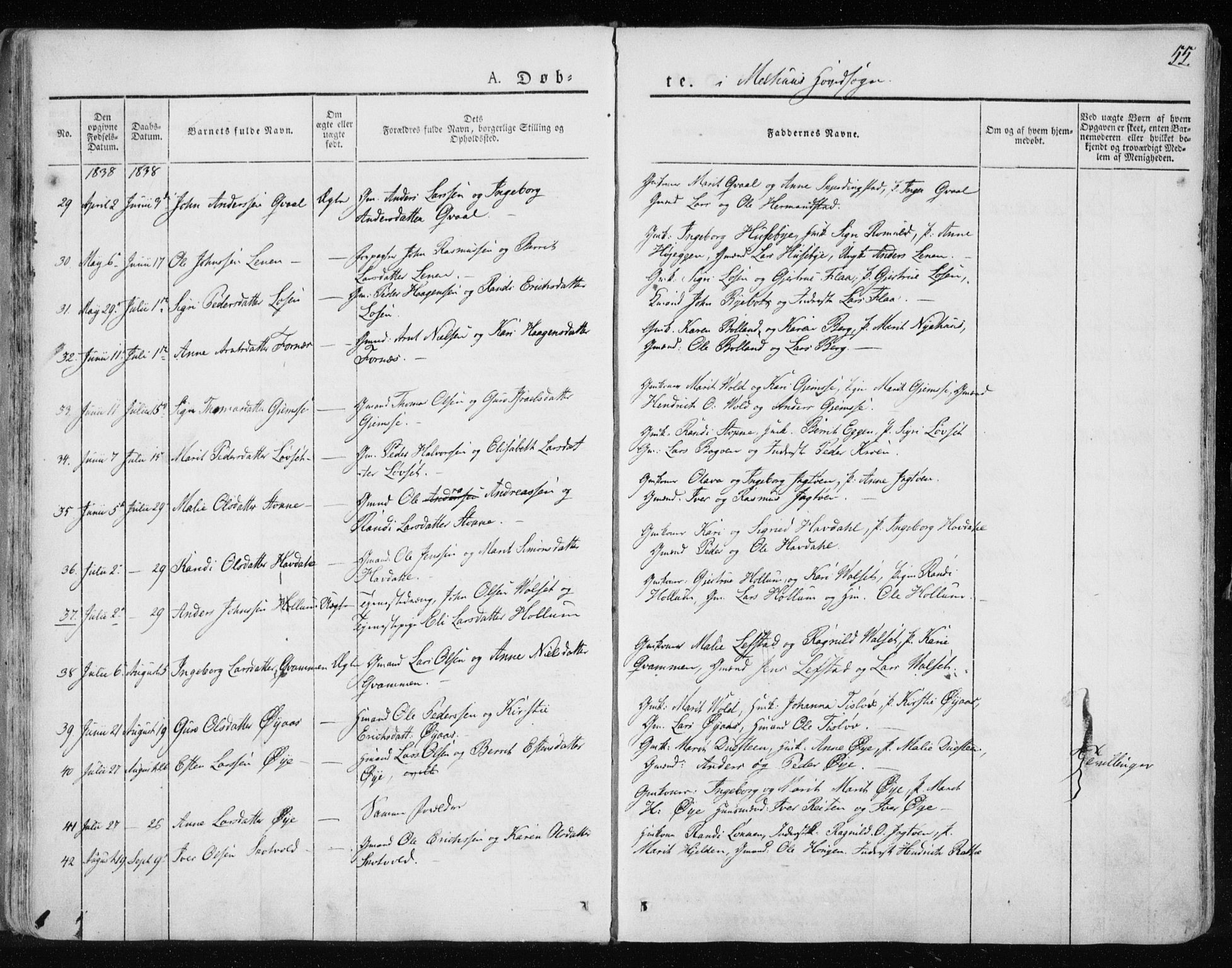 Ministerialprotokoller, klokkerbøker og fødselsregistre - Sør-Trøndelag, AV/SAT-A-1456/691/L1069: Parish register (official) no. 691A04, 1826-1841, p. 55