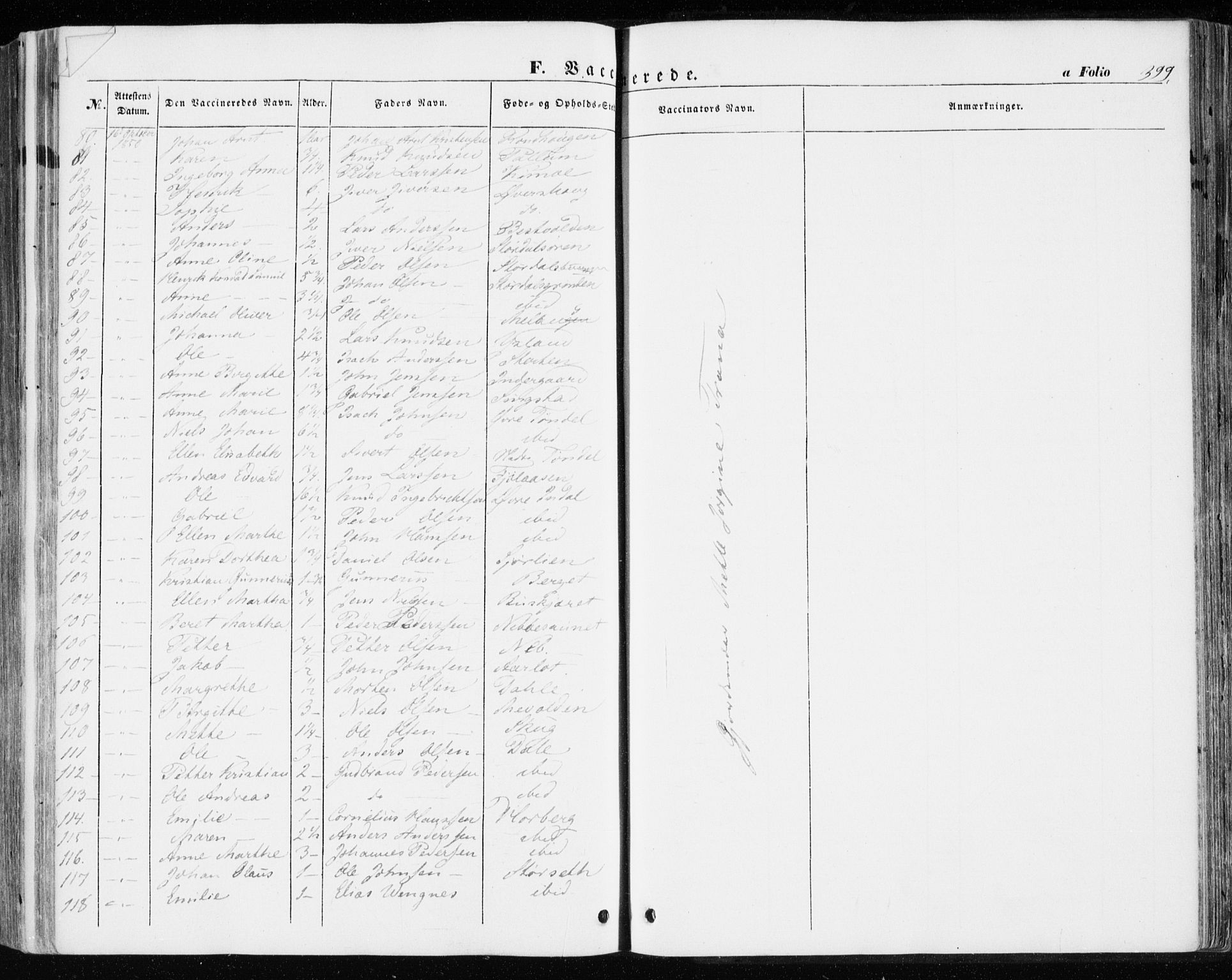 Ministerialprotokoller, klokkerbøker og fødselsregistre - Sør-Trøndelag, AV/SAT-A-1456/646/L0611: Parish register (official) no. 646A09, 1848-1857, p. 399