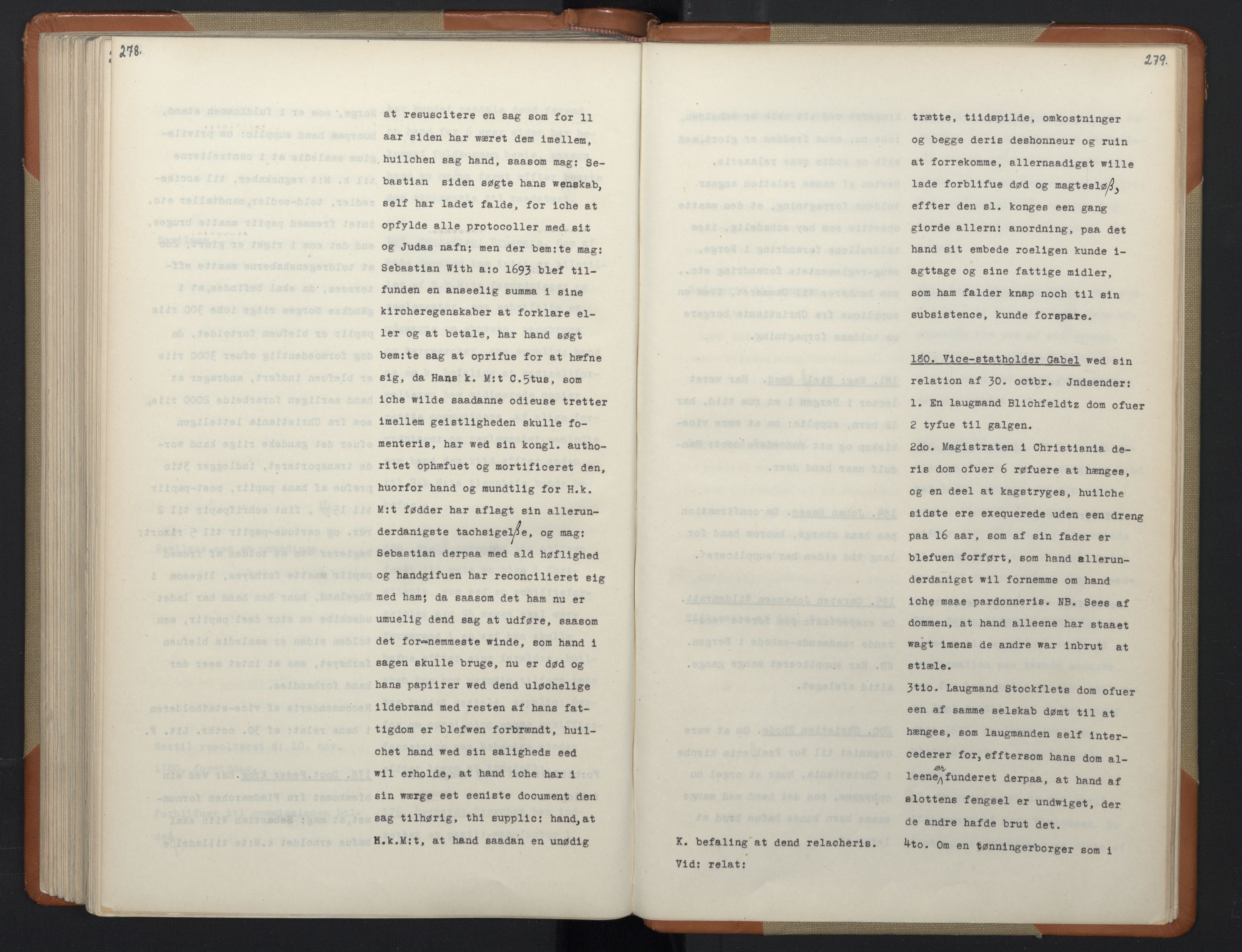Avskriftsamlingen, RA/EA-4022/F/Fa/L0068: Supplikker, 1699-1700, p. 233