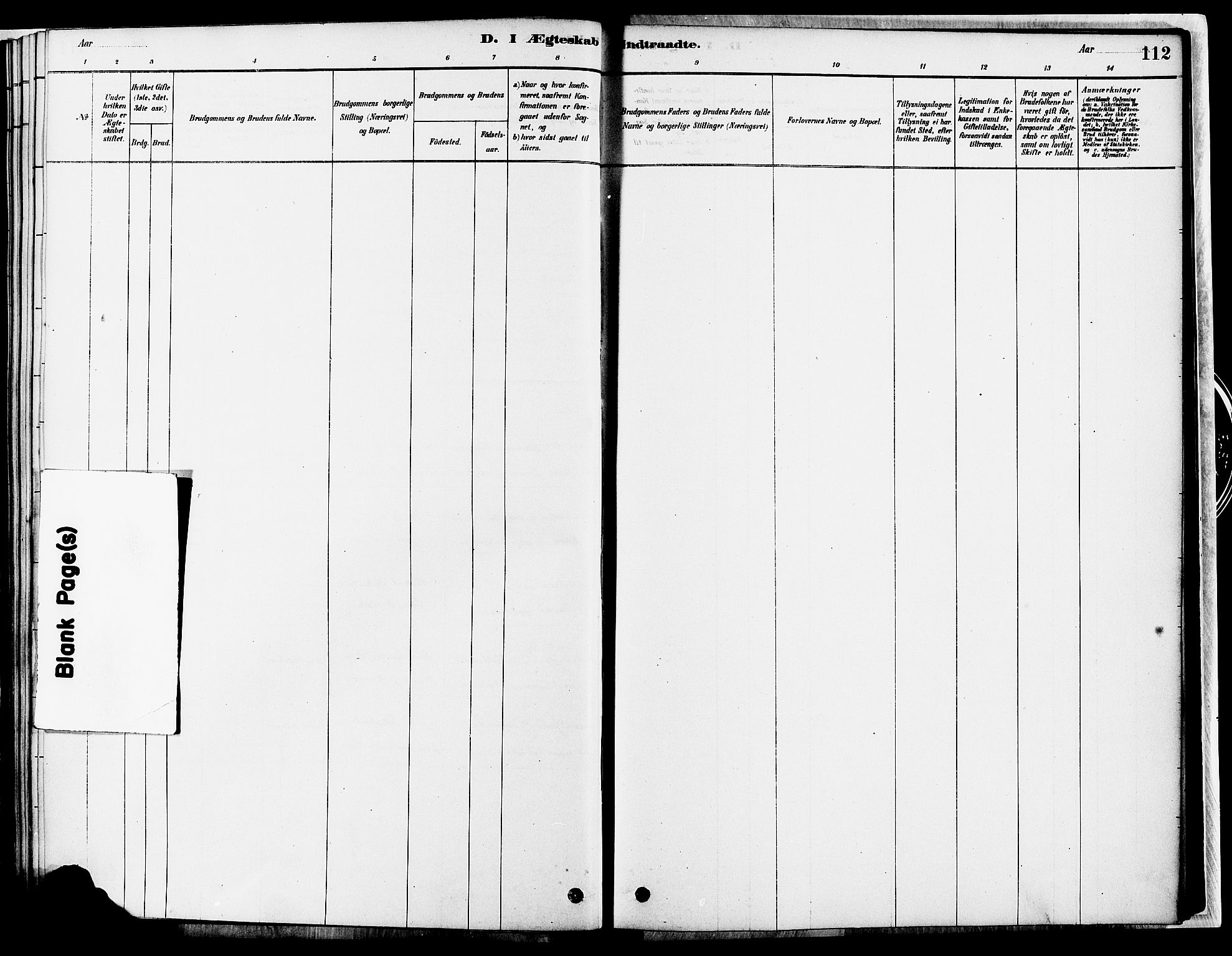 Tysvær sokneprestkontor, AV/SAST-A -101864/H/Ha/Haa/L0007: Parish register (official) no. A 7, 1878-1897, p. 112