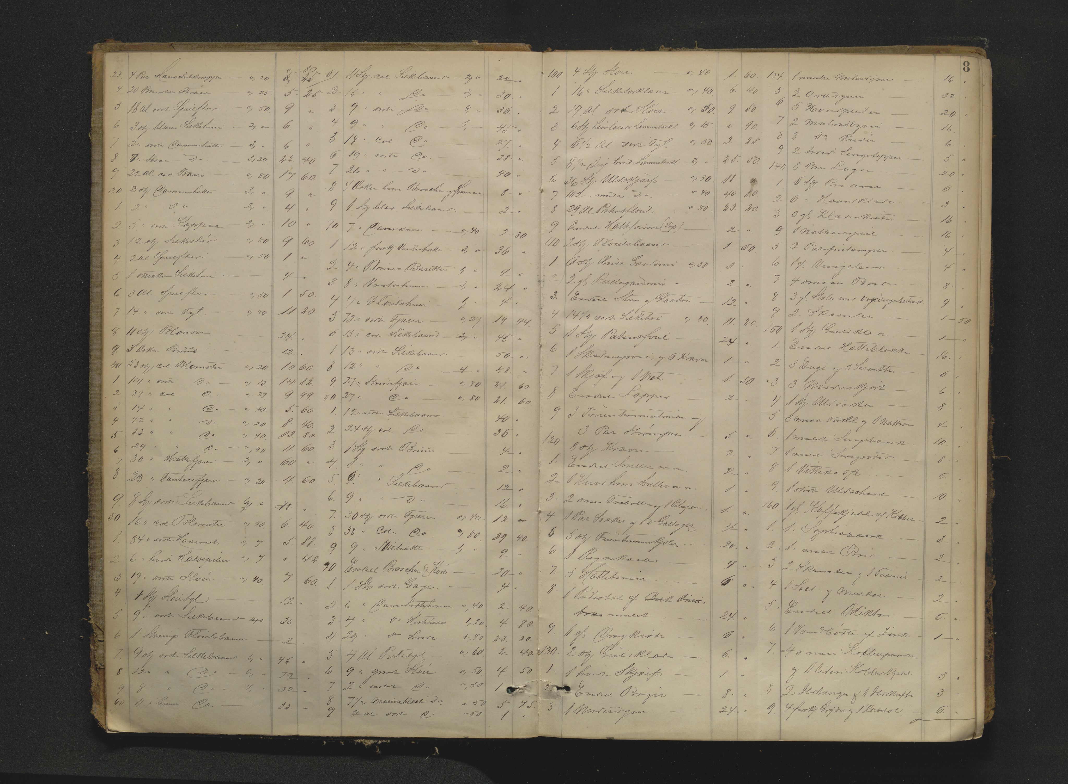 Drammen byfogd, AV/SAKO-A-222/H/Hb/Hbb/L0003: Registreringsprotokoll., 1877-1885, p. 8