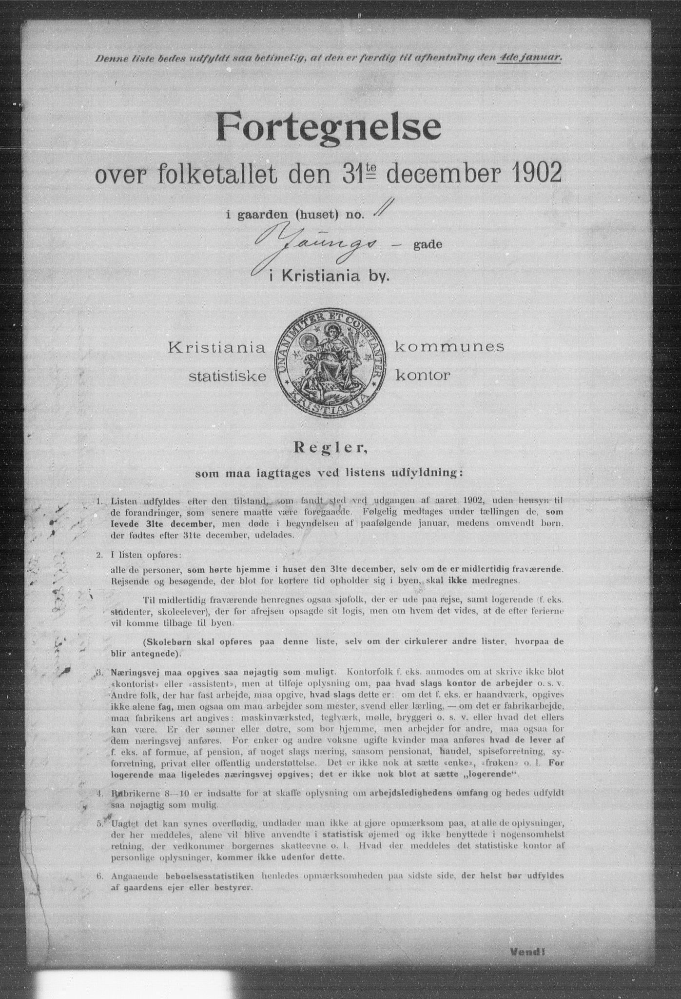 OBA, Municipal Census 1902 for Kristiania, 1902, p. 23701