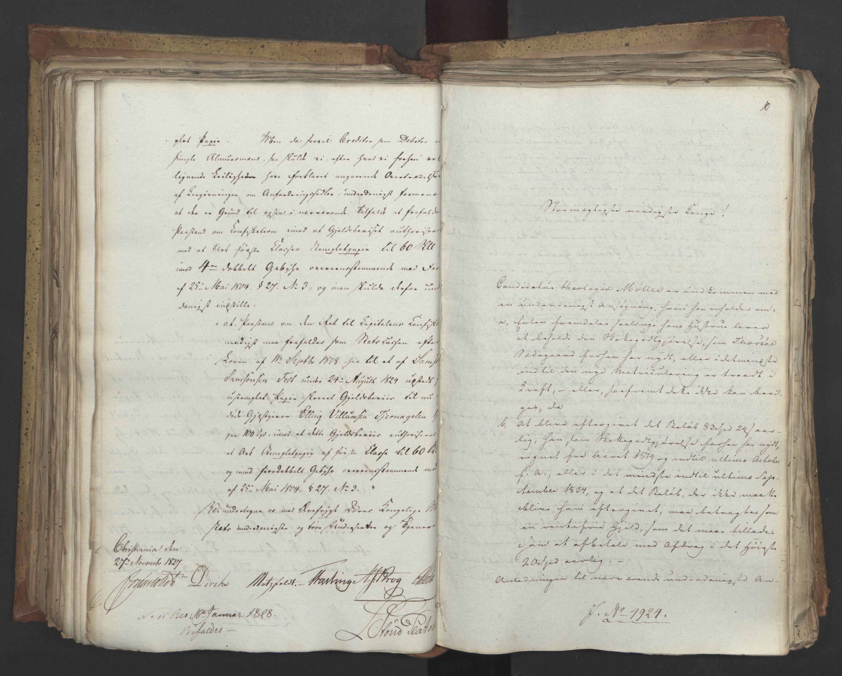 Statsrådsavdelingen i Stockholm, AV/RA-S-1003/D/Da/L0053: Regjeringsinnstillinger nr. 4800-5017, 1827, p. 374