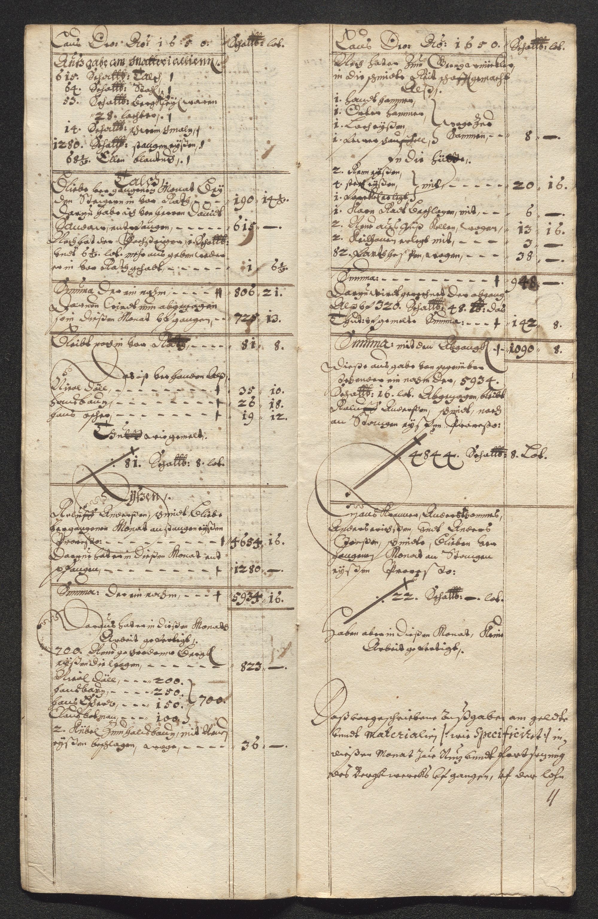 Kongsberg Sølvverk 1623-1816, AV/SAKO-EA-3135/001/D/Dc/Dcd/L0024: Utgiftsregnskap for gruver m.m. , 1650, p. 243