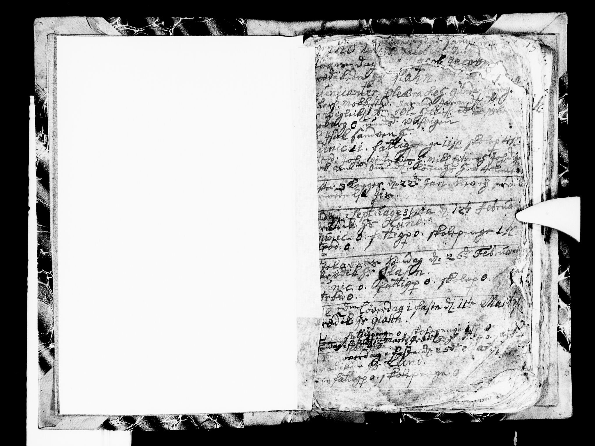 Odda Sokneprestembete, SAB/A-77201/H/Hab: Parish register (copy) no. A 1, 1775-1778, p. 0-1