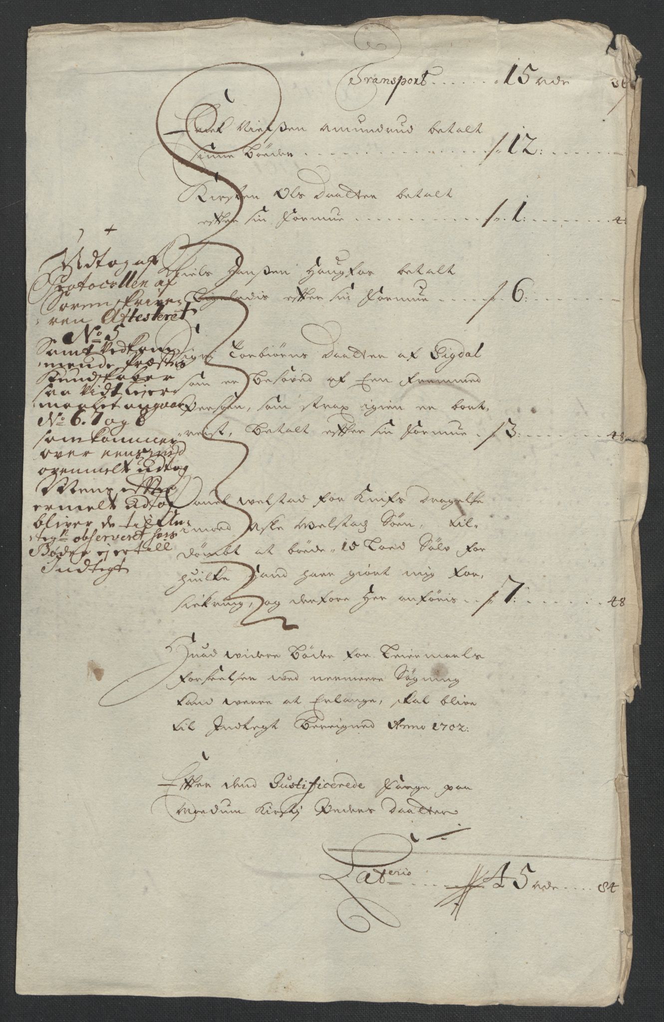 Rentekammeret inntil 1814, Reviderte regnskaper, Fogderegnskap, AV/RA-EA-4092/R22/L1458: Fogderegnskap Ringerike, Hallingdal og Buskerud, 1701, p. 227