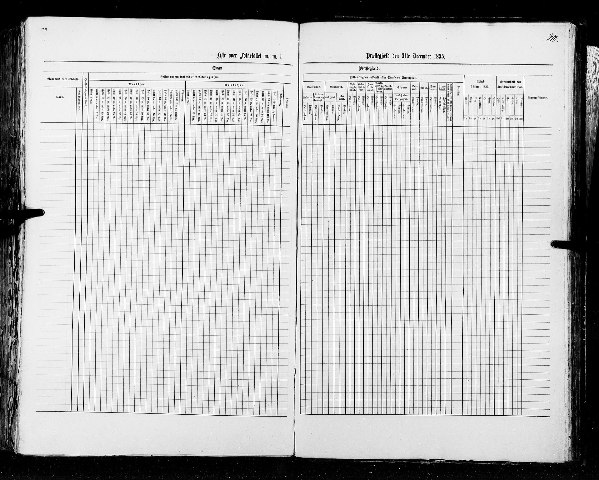 RA, Census 1855, vol. 2: Kristians amt, Buskerud amt og Jarlsberg og Larvik amt, 1855, p. 340