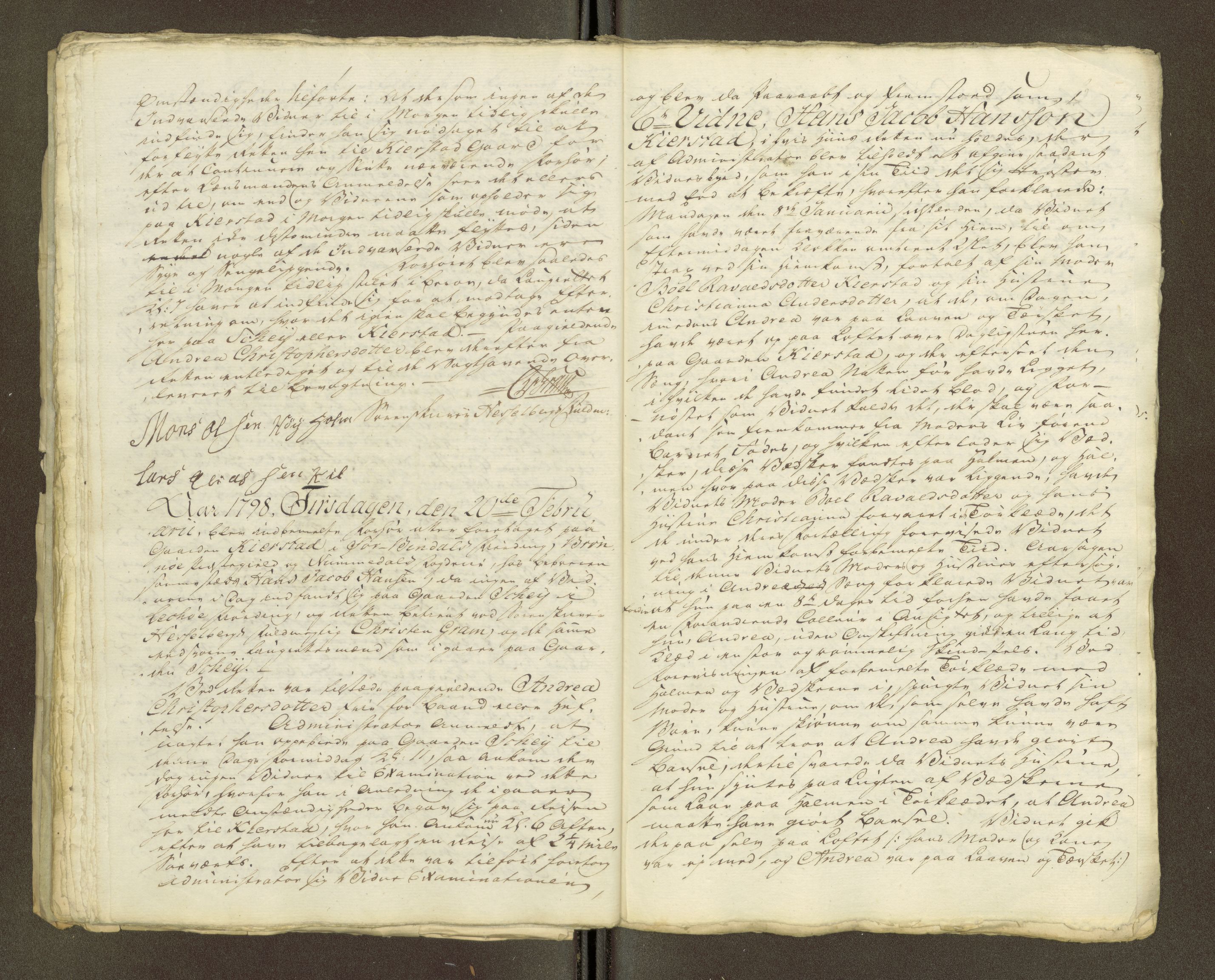 Namdal sorenskriveri, AV/SAT-A-4133/1/1/1O/1Oa/L0007: Sivile og offentlige saker, 1798, p. 134