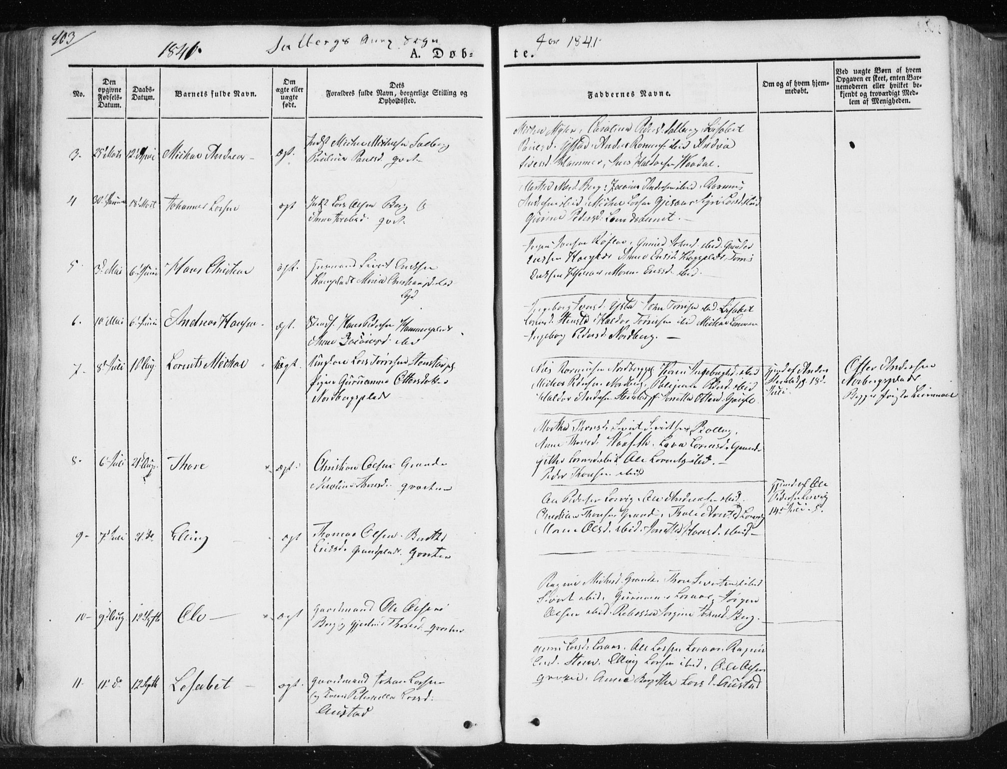 Ministerialprotokoller, klokkerbøker og fødselsregistre - Nord-Trøndelag, AV/SAT-A-1458/730/L0280: Parish register (official) no. 730A07 /2, 1840-1854, p. 103