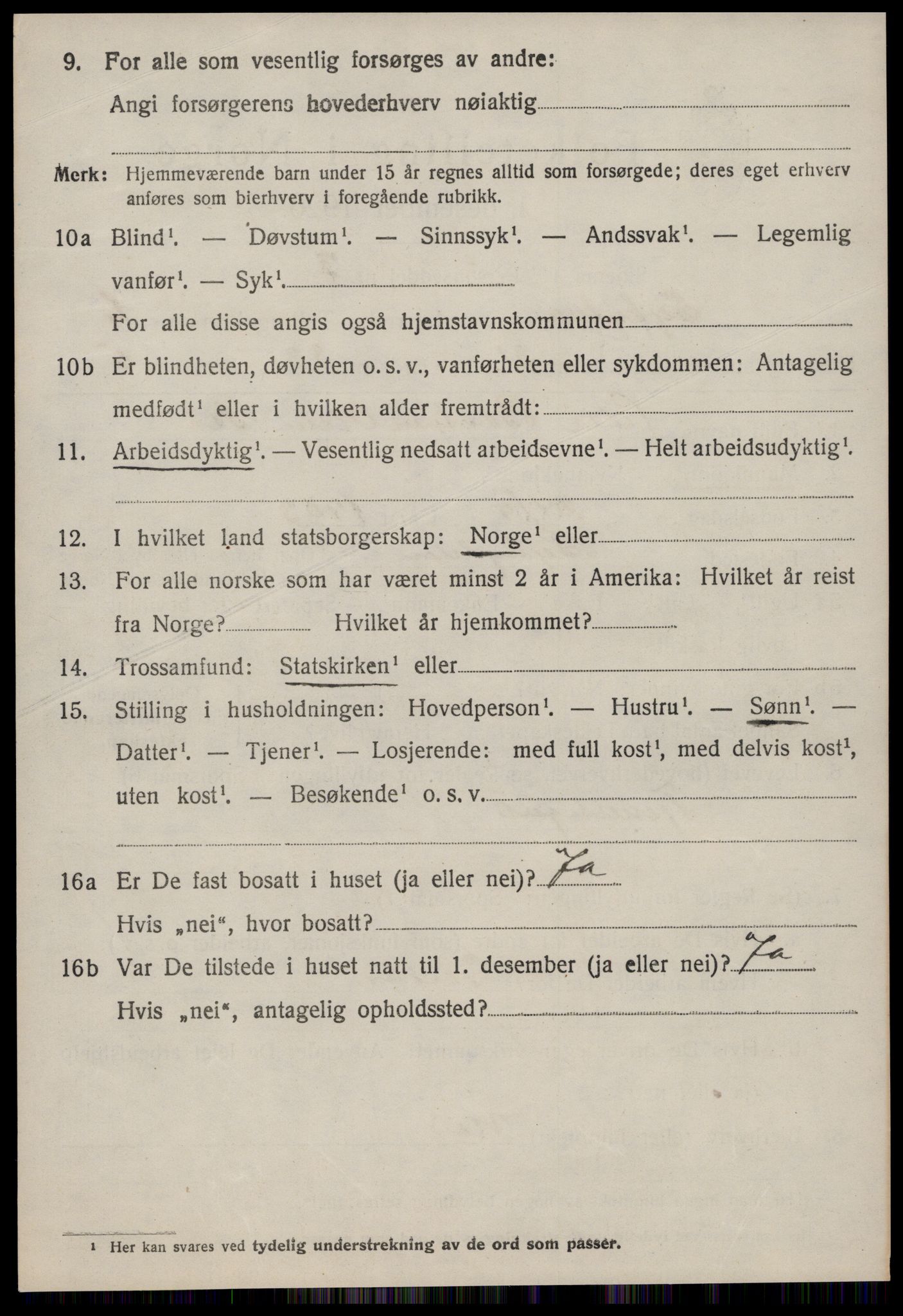 SAT, 1920 census for Sykkylven, 1920, p. 4000