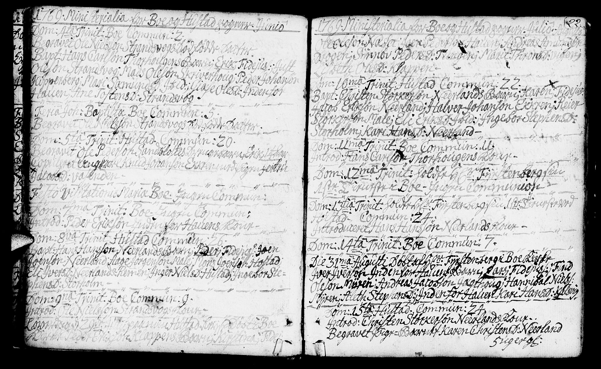 Ministerialprotokoller, klokkerbøker og fødselsregistre - Møre og Romsdal, SAT/A-1454/566/L0761: Parish register (official) no. 566A02 /1, 1767-1817, p. 22
