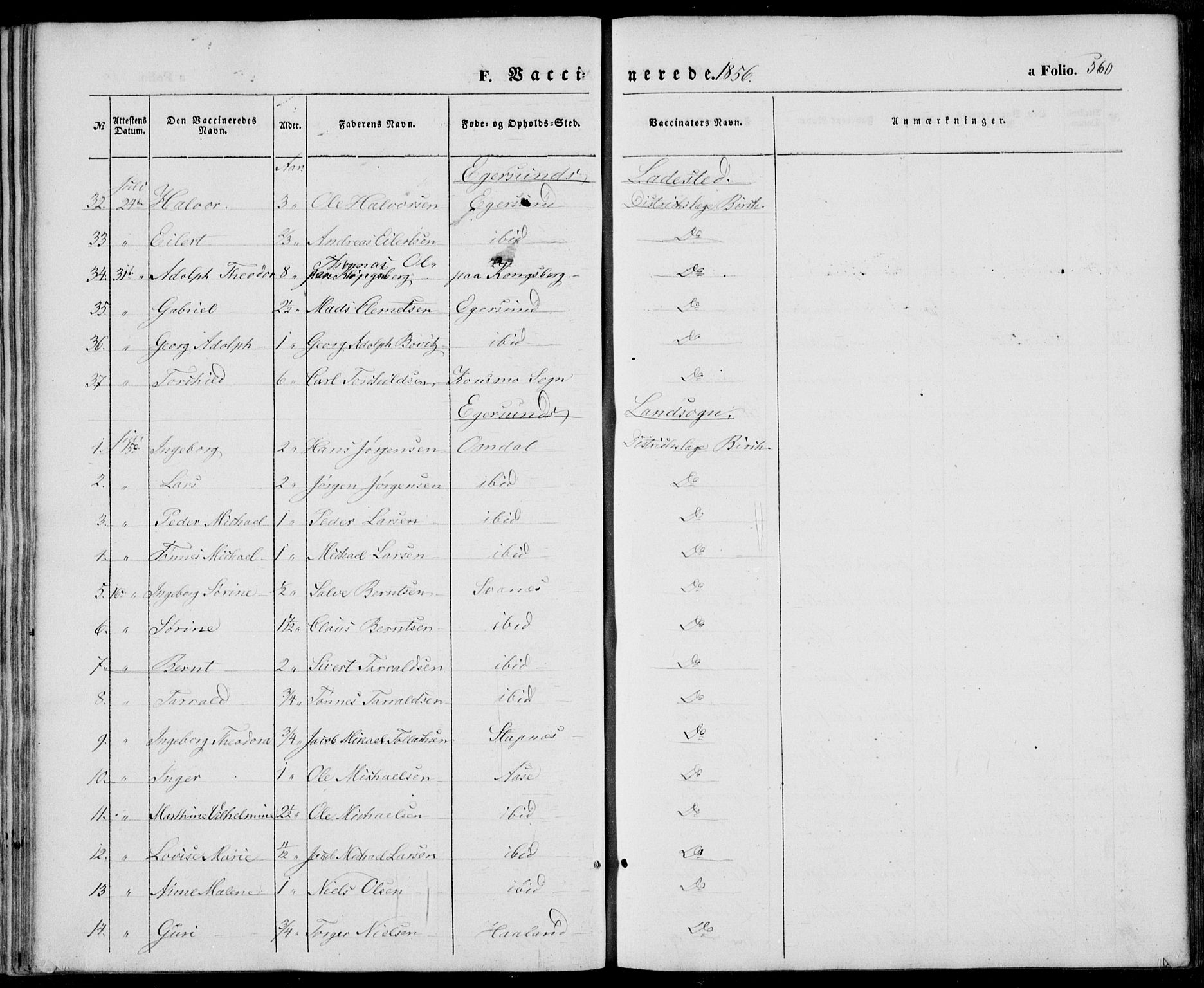 Eigersund sokneprestkontor, SAST/A-101807/S08/L0013: Parish register (official) no. A 12.2, 1850-1865, p. 560