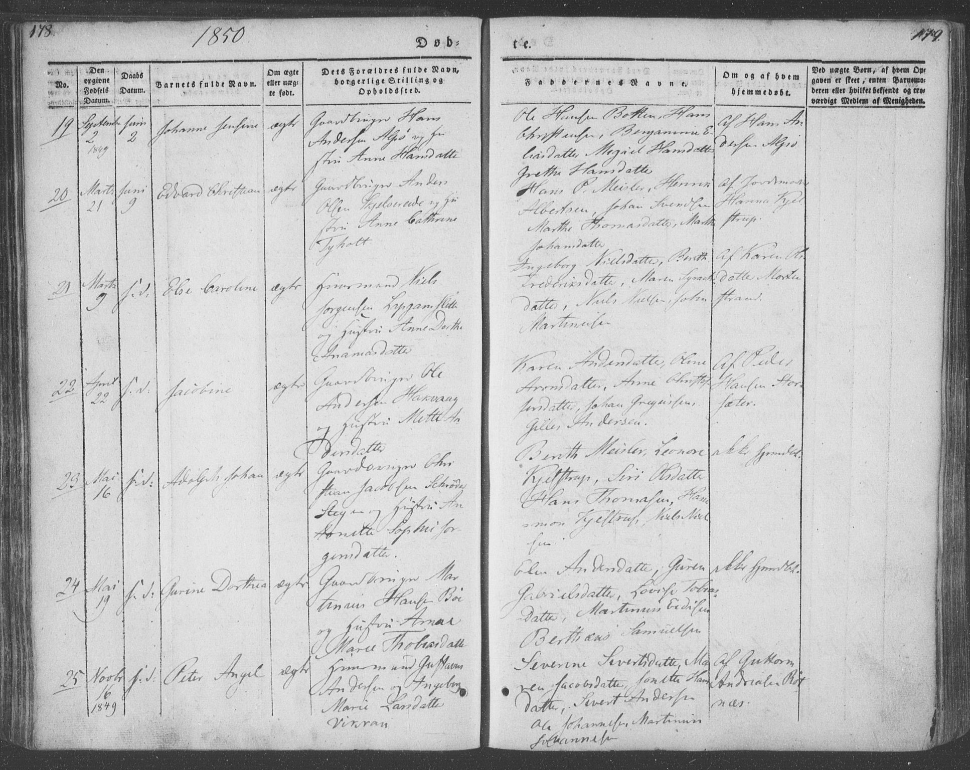 Ministerialprotokoller, klokkerbøker og fødselsregistre - Nordland, AV/SAT-A-1459/855/L0799: Parish register (official) no. 855A07, 1834-1852, p. 178-179