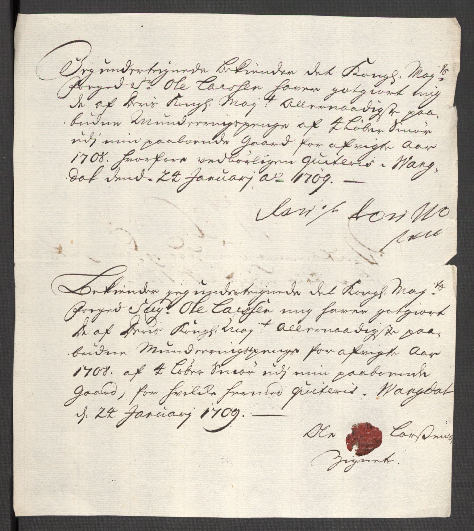 Rentekammeret inntil 1814, Reviderte regnskaper, Fogderegnskap, AV/RA-EA-4092/R48/L2985: Fogderegnskap Sunnhordland og Hardanger, 1708, p. 302