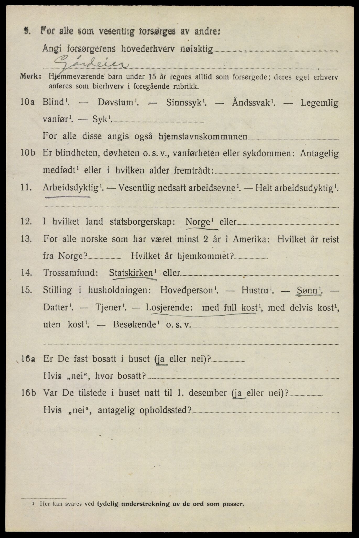 SAO, 1920 census for Askim, 1920, p. 1412